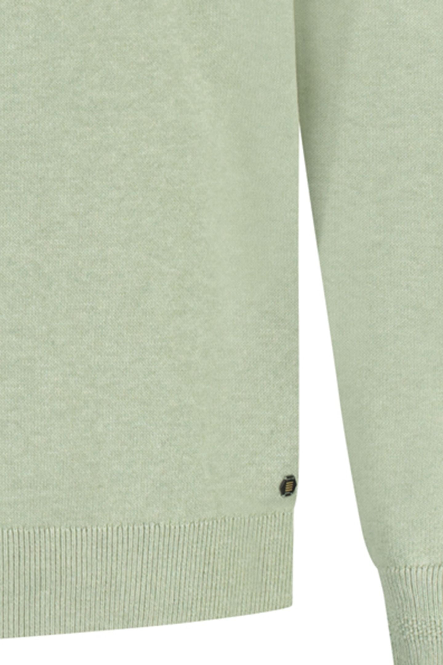 PULLOVER CREW NECK MELANGE GREEN 3