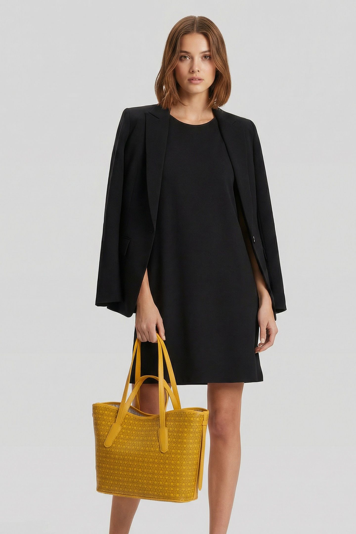 LARGE TOTE BAG IN YELLOW 1