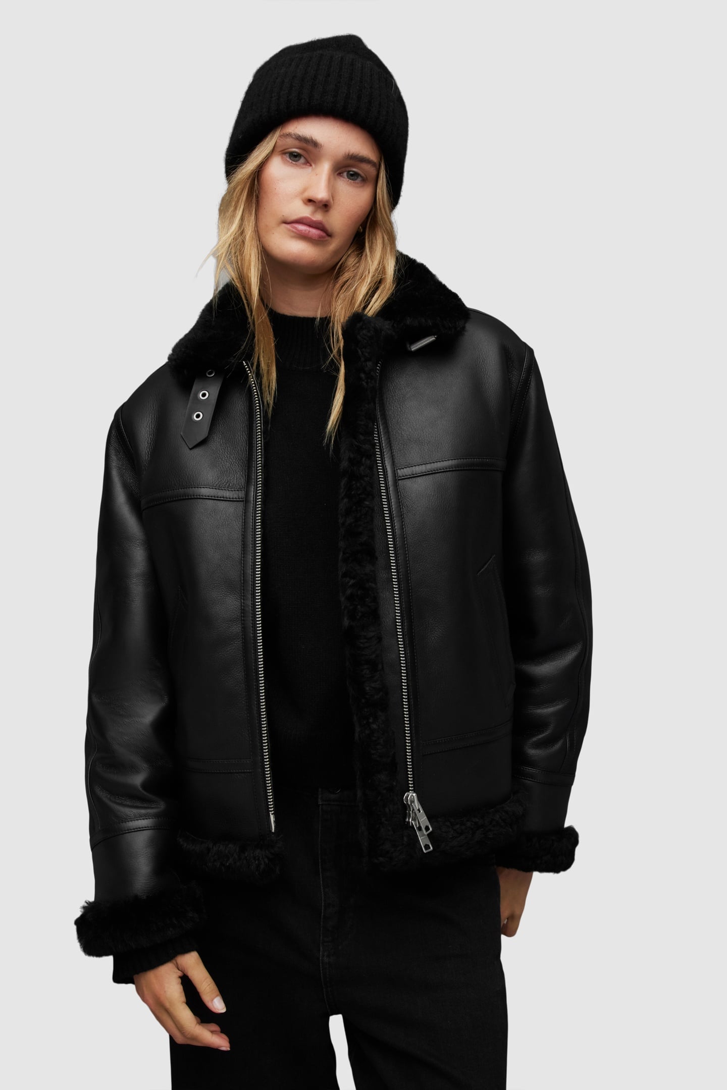 LOREL FLYING JACKET BLACK/BLACK 1