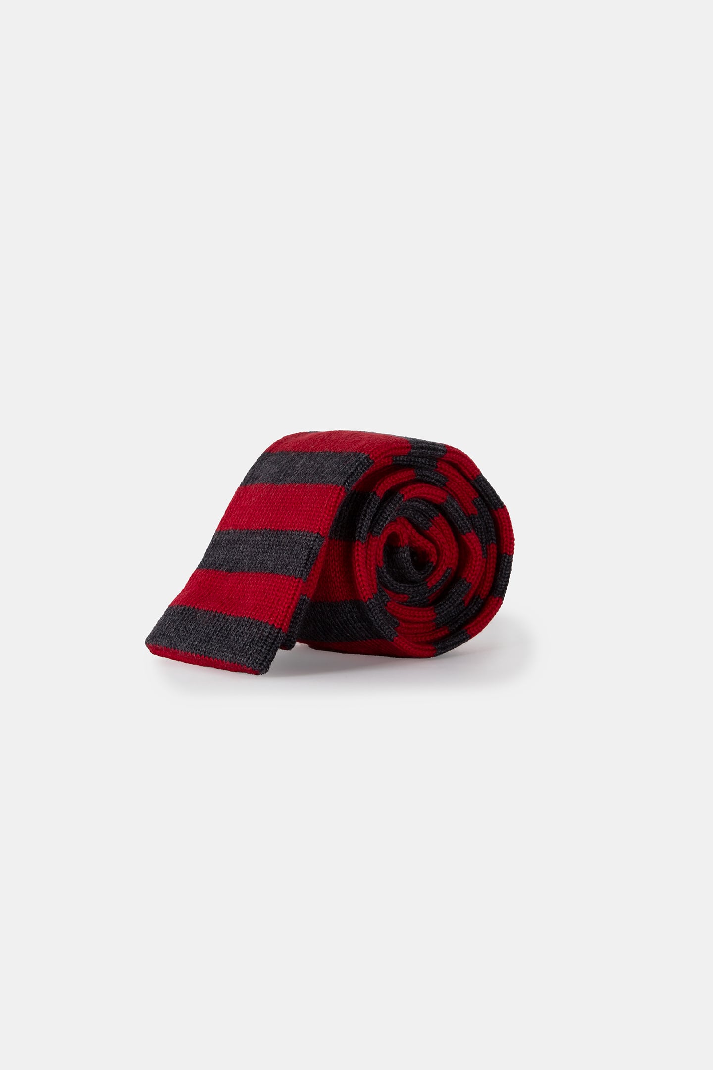 TIE-KNIT-STRIPE RED 2