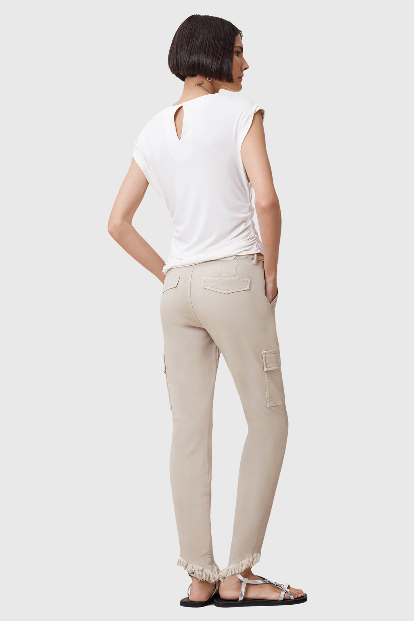 DURAN ASYM JEAN CREAM WHITE 3