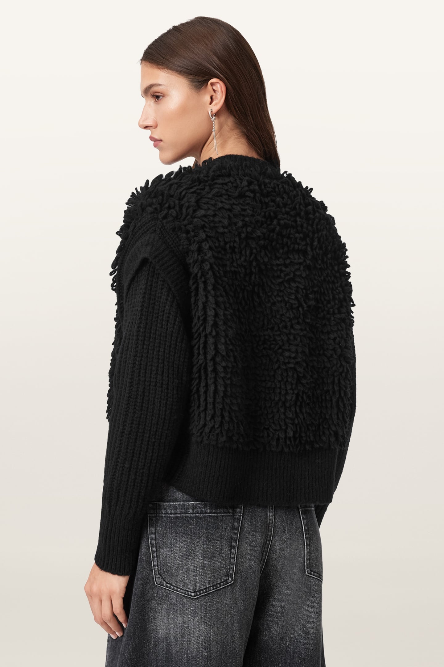 ELIAS CARDIGAN BLACK 2
