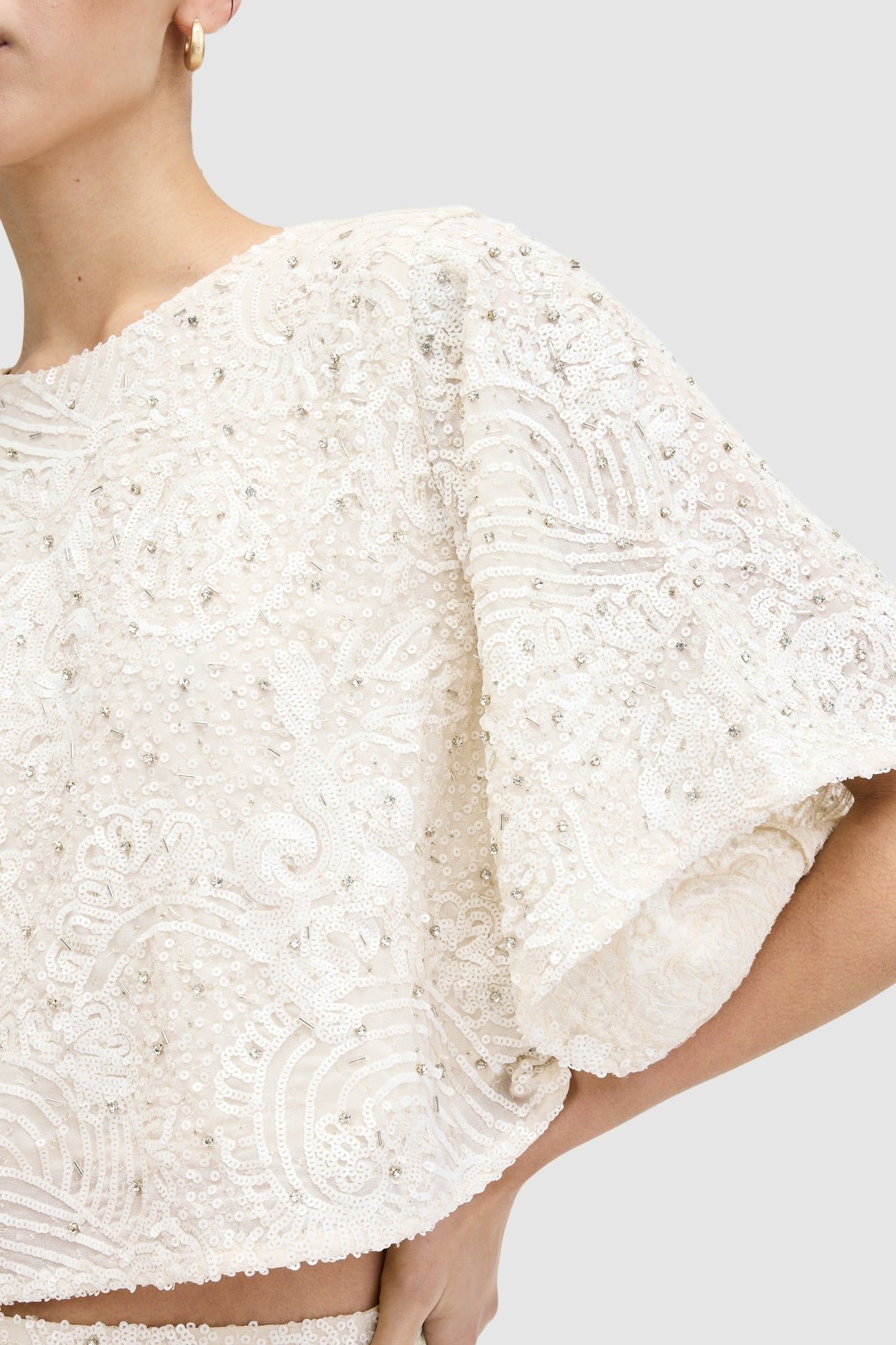IVY EMB TOP ECRU WHITE 8