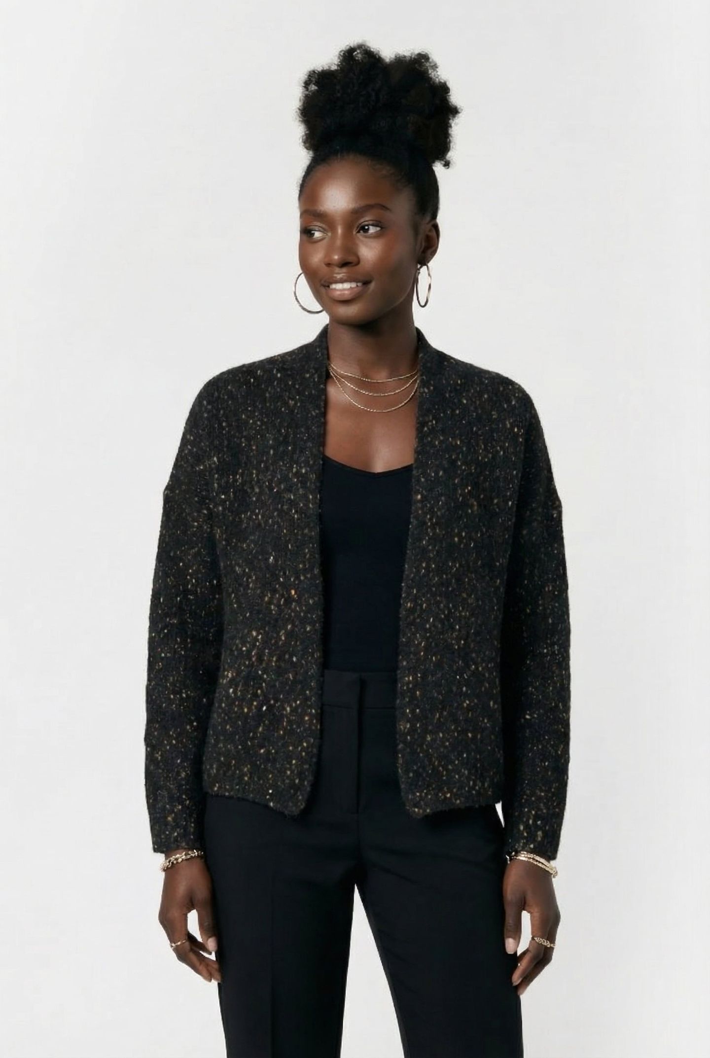 POMME CARDIGAN BLACK 1
