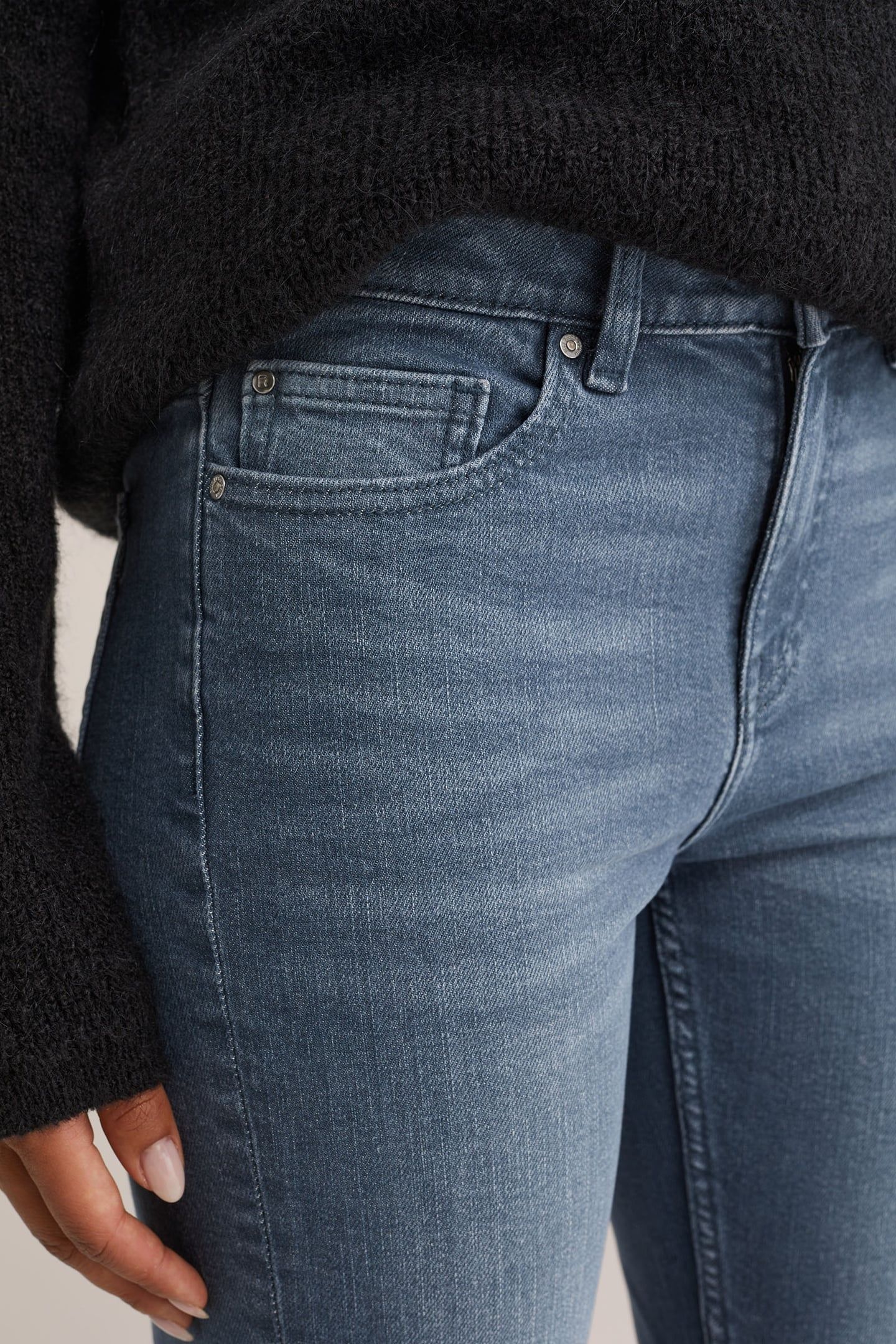 5-POCKET MID WAIST GREY 5