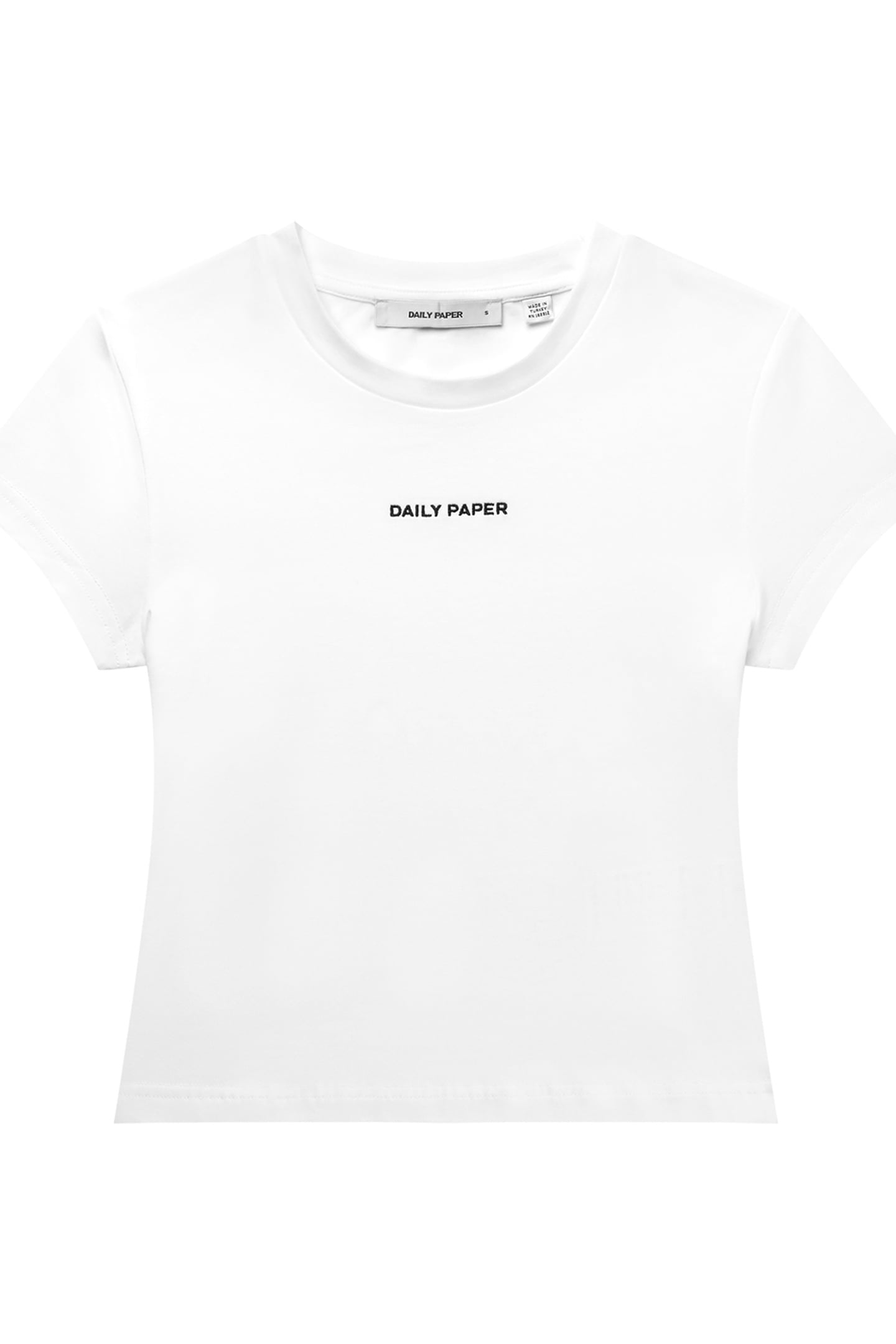 LOGOTYPE CROPPED SHORT SLEEVE T-SHIRT WHITE 4