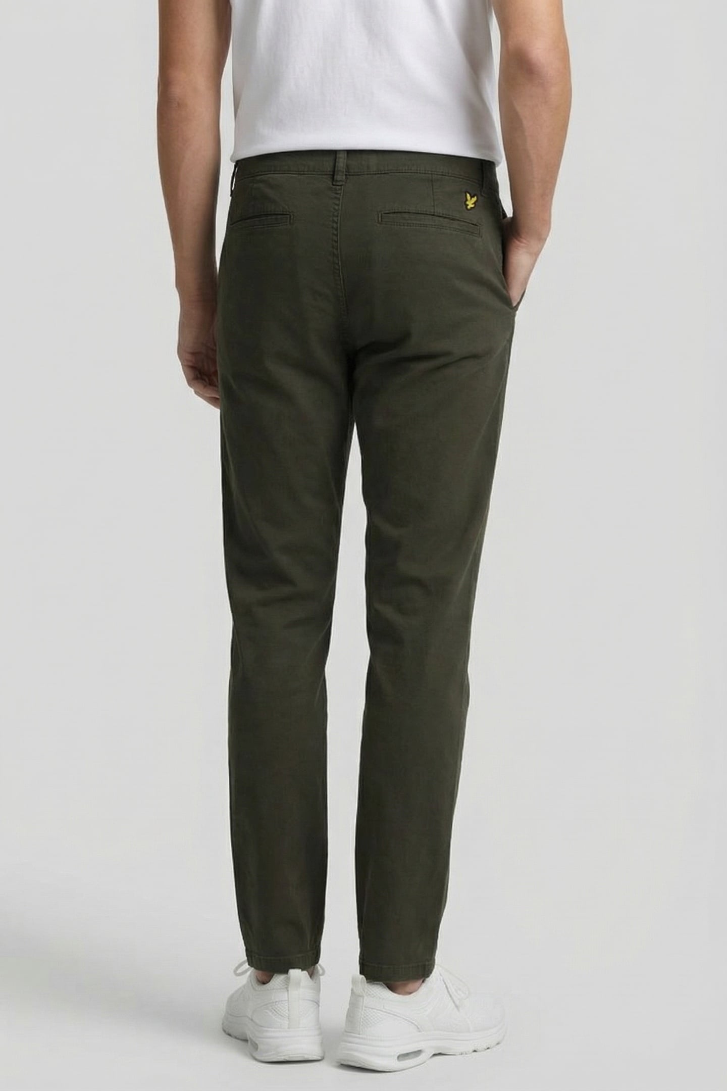 STRAIGHT LEG CHINO OLIVE 3