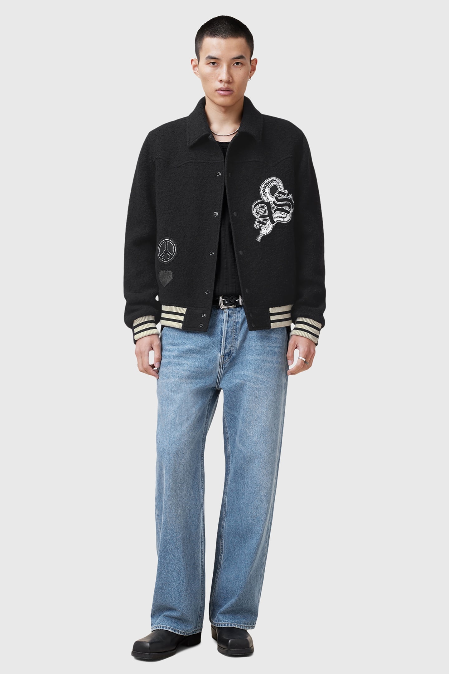 AMBAUM BOMBER BLACK 2