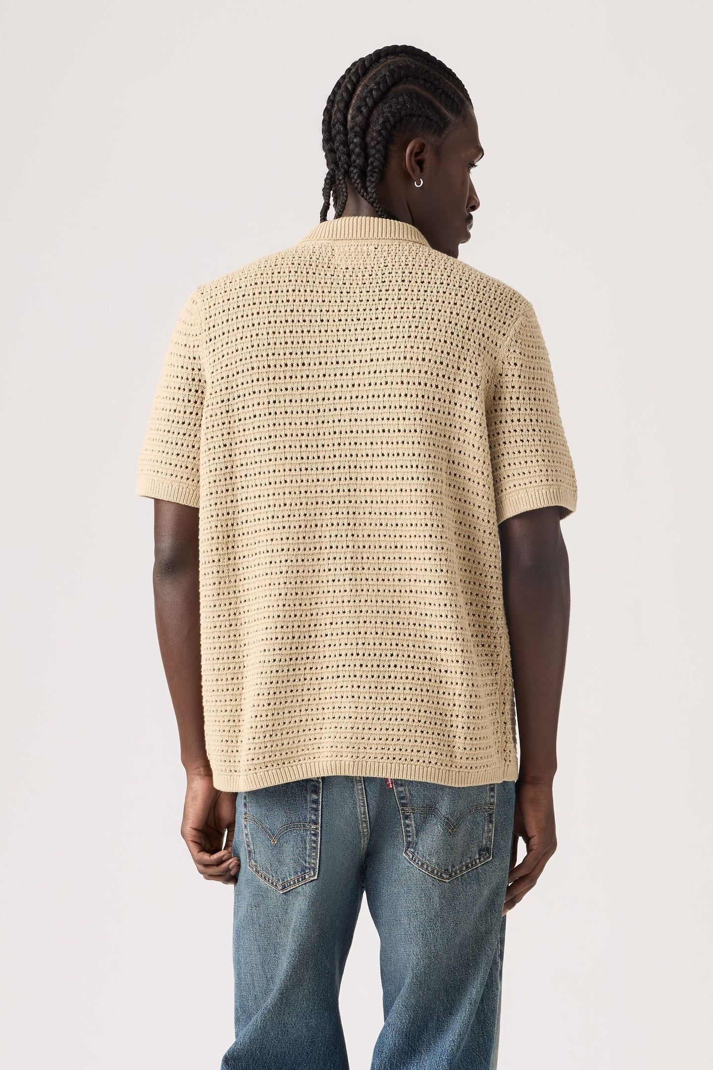 SWEATER KNIT SHIRT BEIGE 3