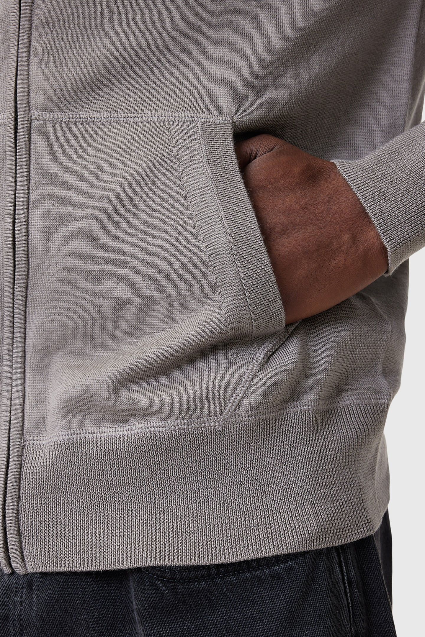 MODE MERINO ZIP HOOD CHESTNUT BROWN 6
