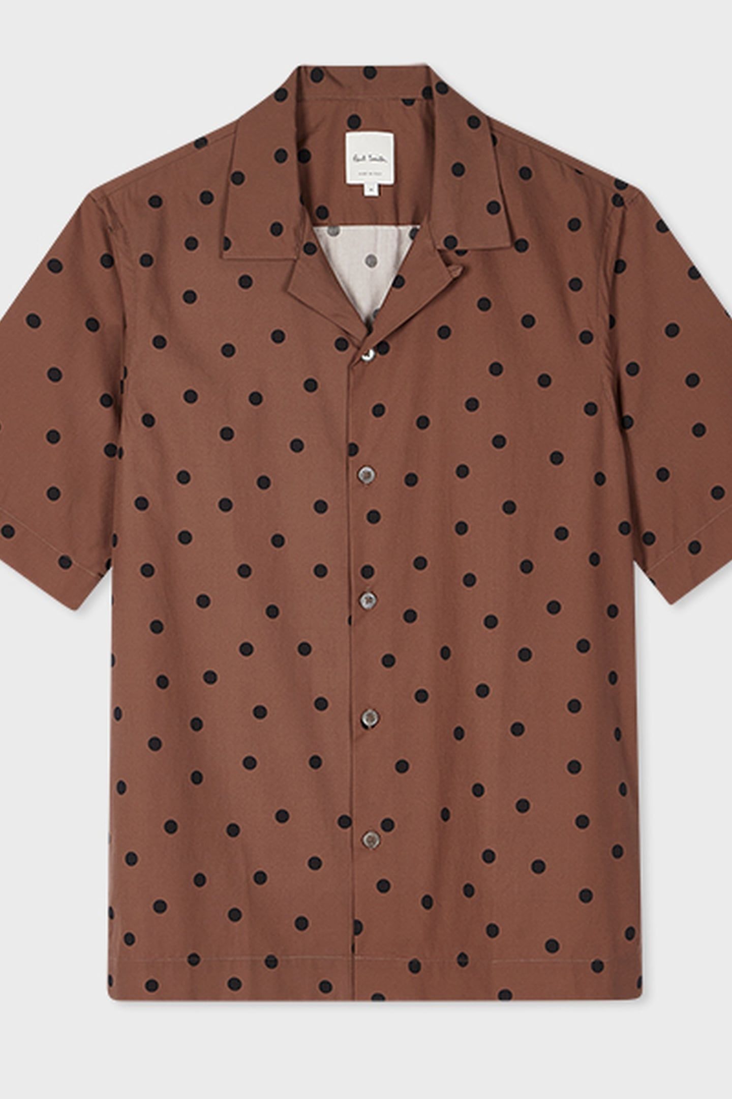 S/S REGULAR FIT SHIRT CHOCOLATE 5