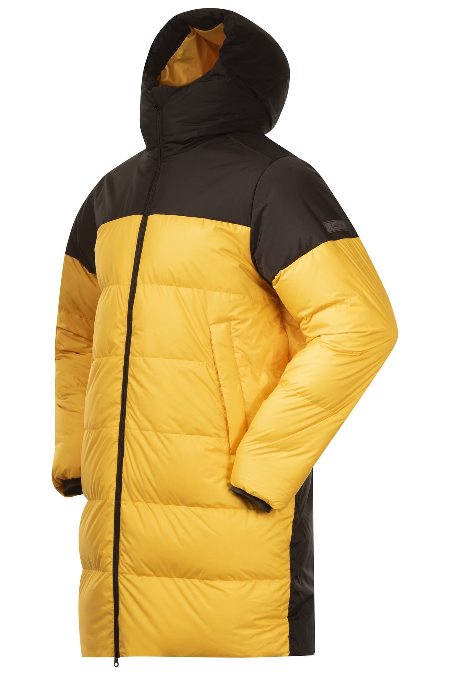 UNISEX OSLO URBAN DOWN PARKA LIGHT GOLDEN YELLOW/BLACK 2