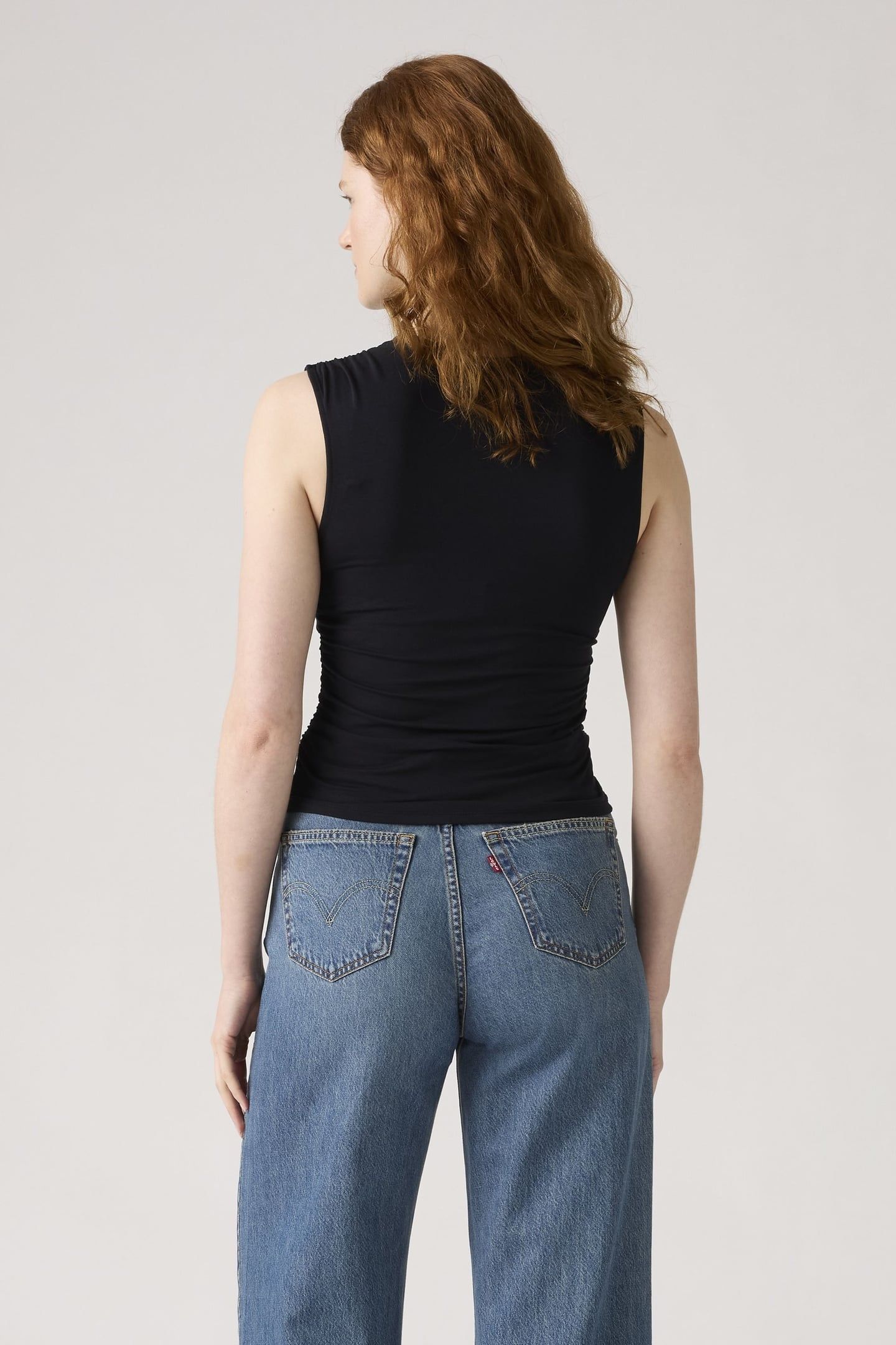 CRYSTAL RUCHED TOP BLACK 3
