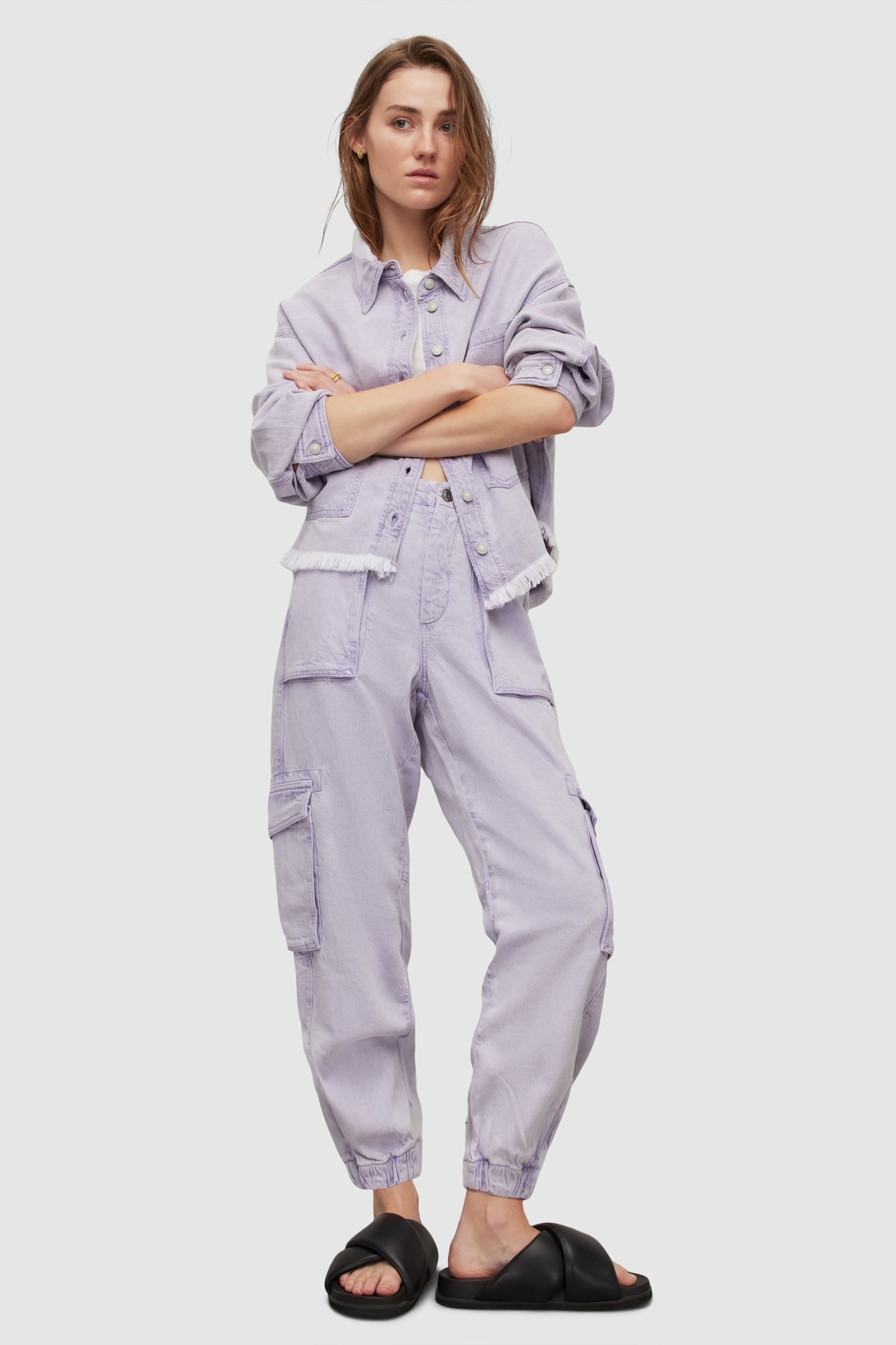 NICOLA DENIM SHACKET WASHED PURPLE 1