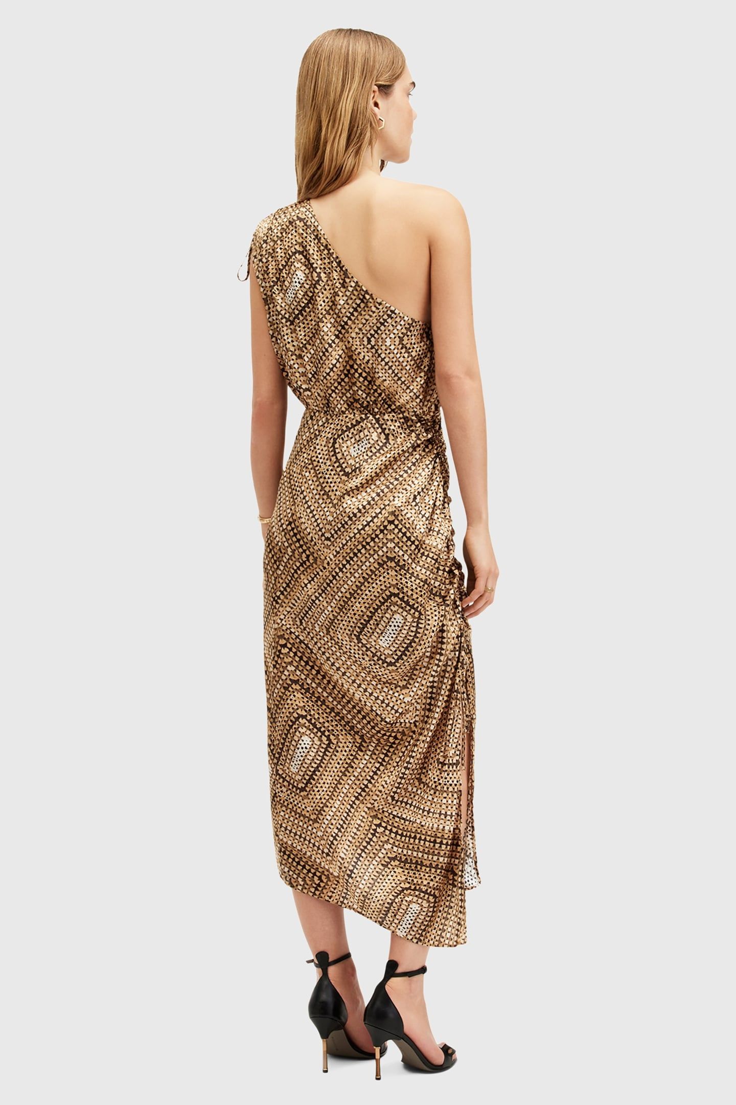 LAURA LUISA DRESS SAND BROWN 2