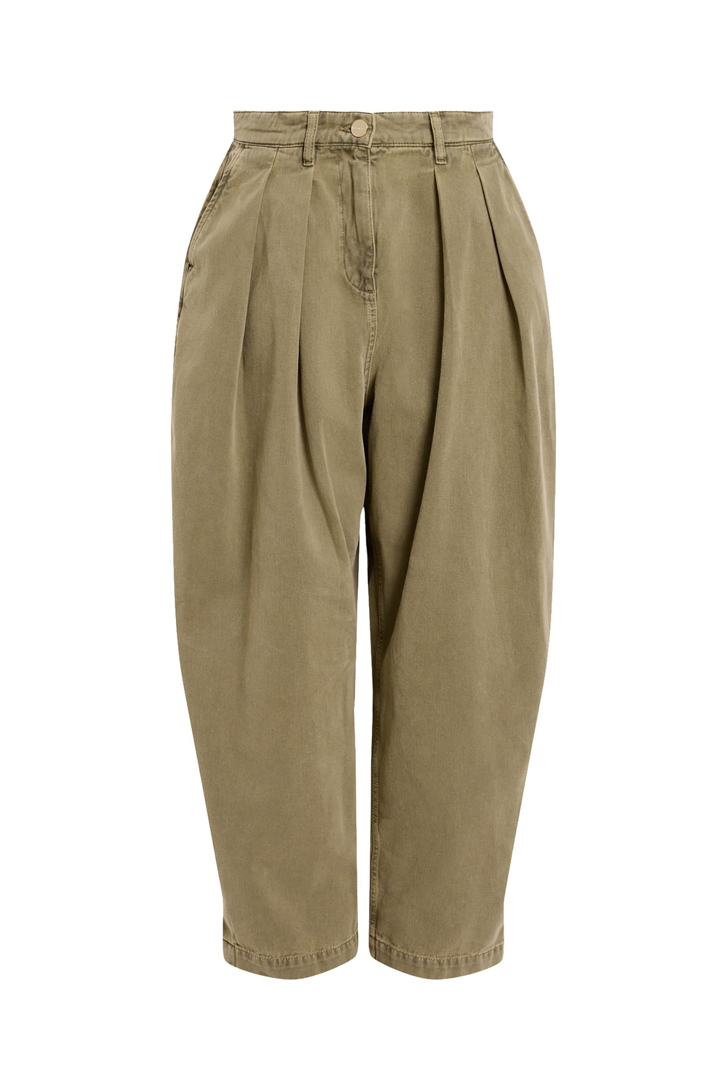 BECCA DENIM TROUSER KHAKI GREEN 6