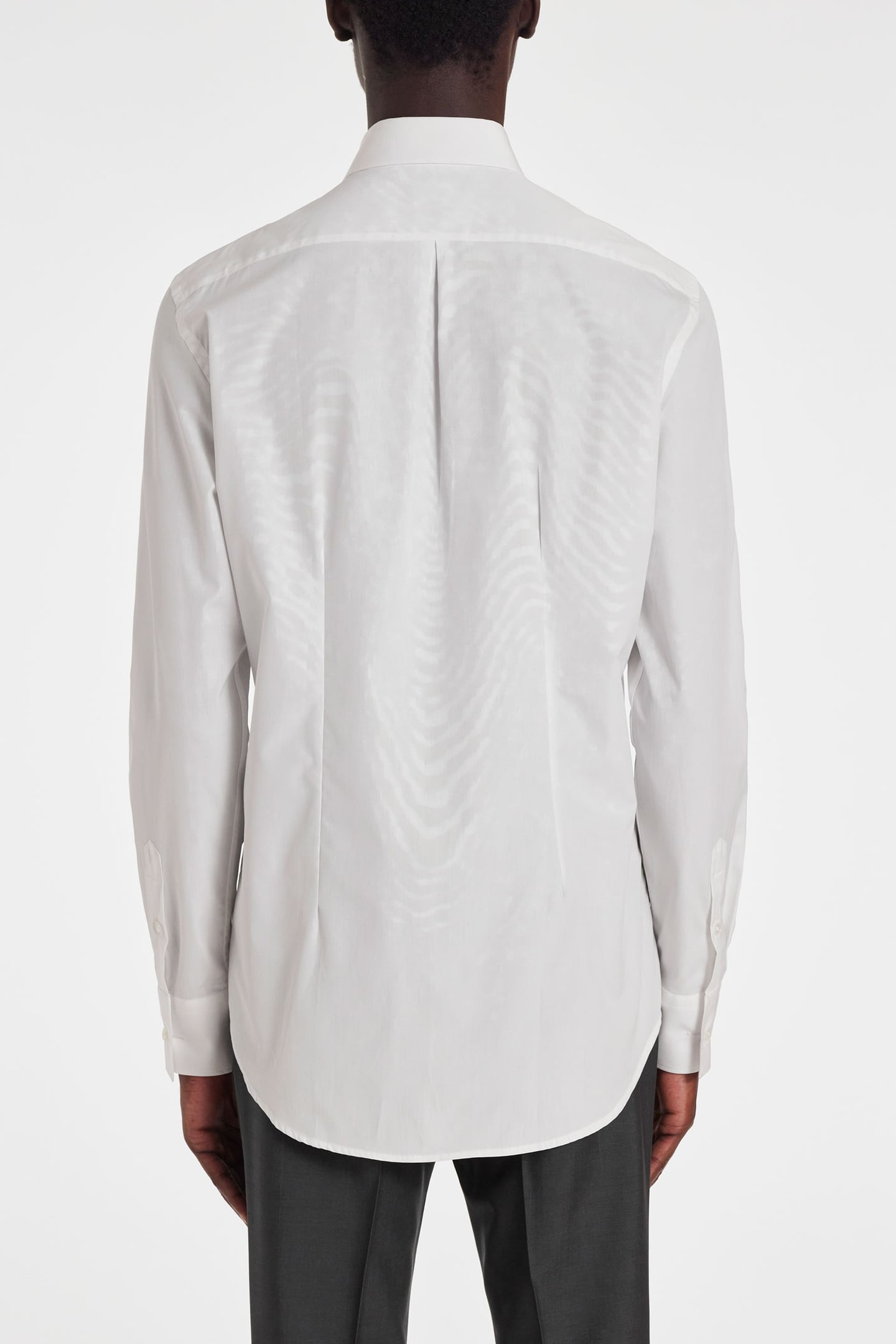 S/C TAILORED FIT EVENING SHIRT WHITE 2
