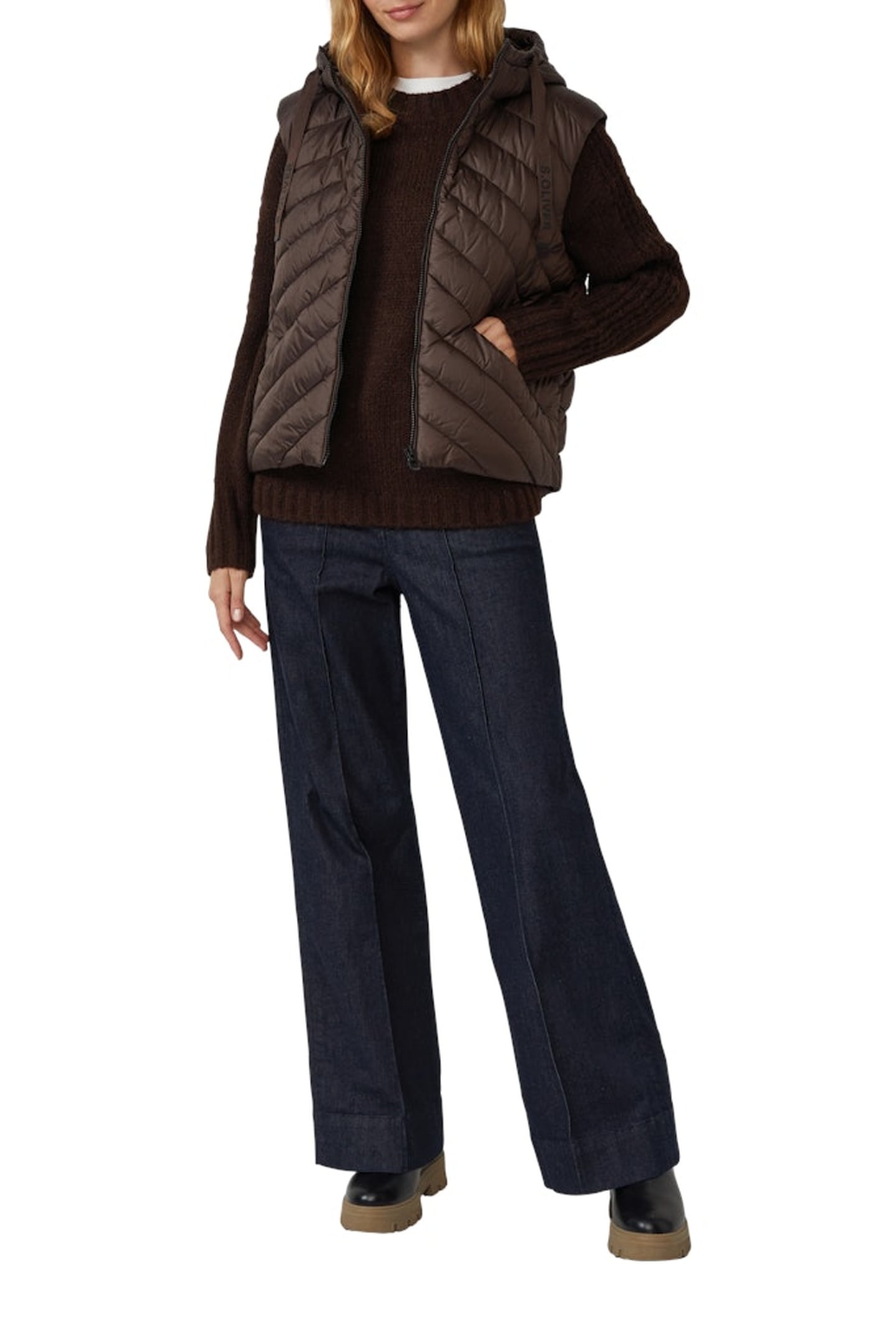 S.OLIVER PULLOVER BROWN-DARK 2