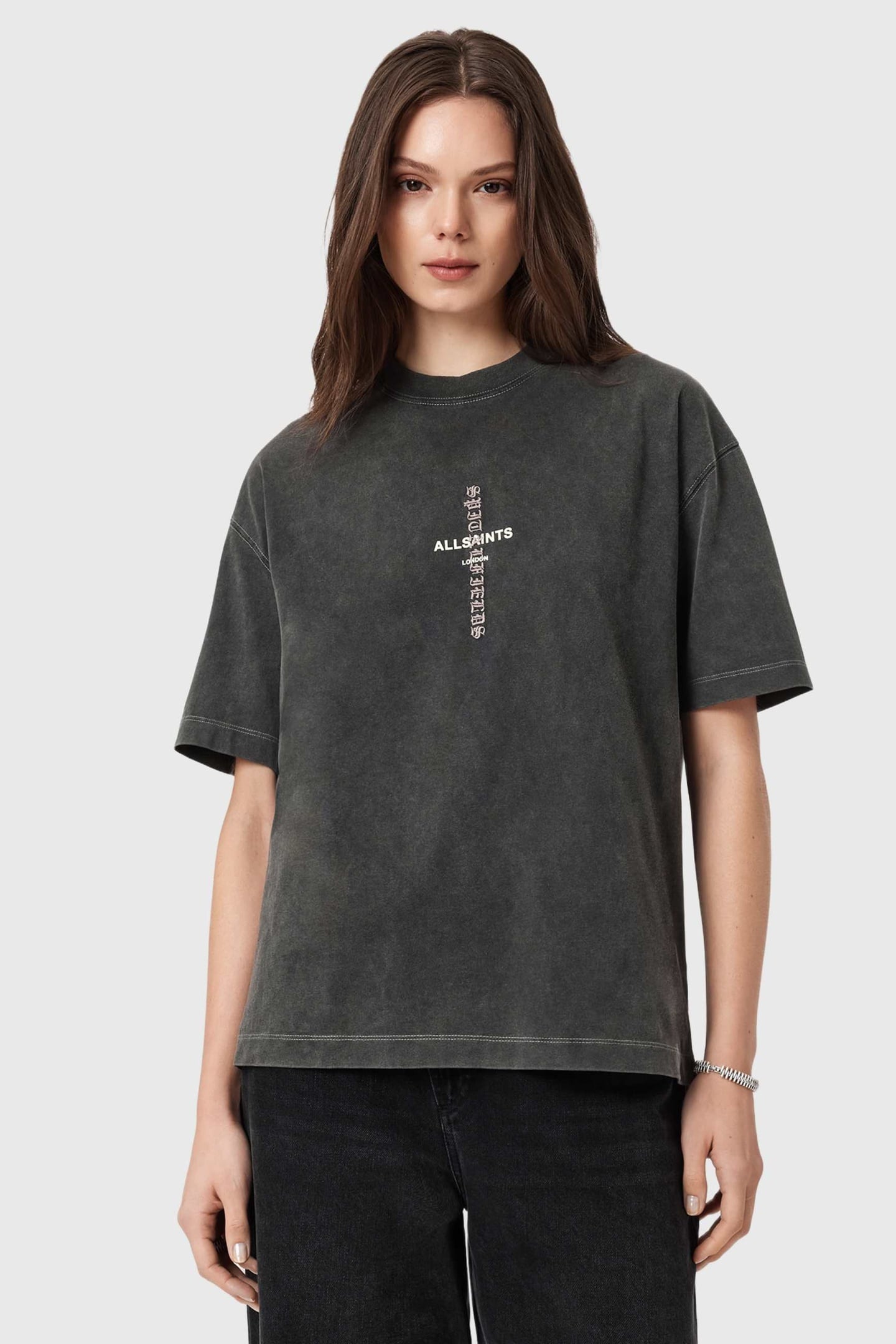 KNOX ETTA TEE WASHED BLACK 1