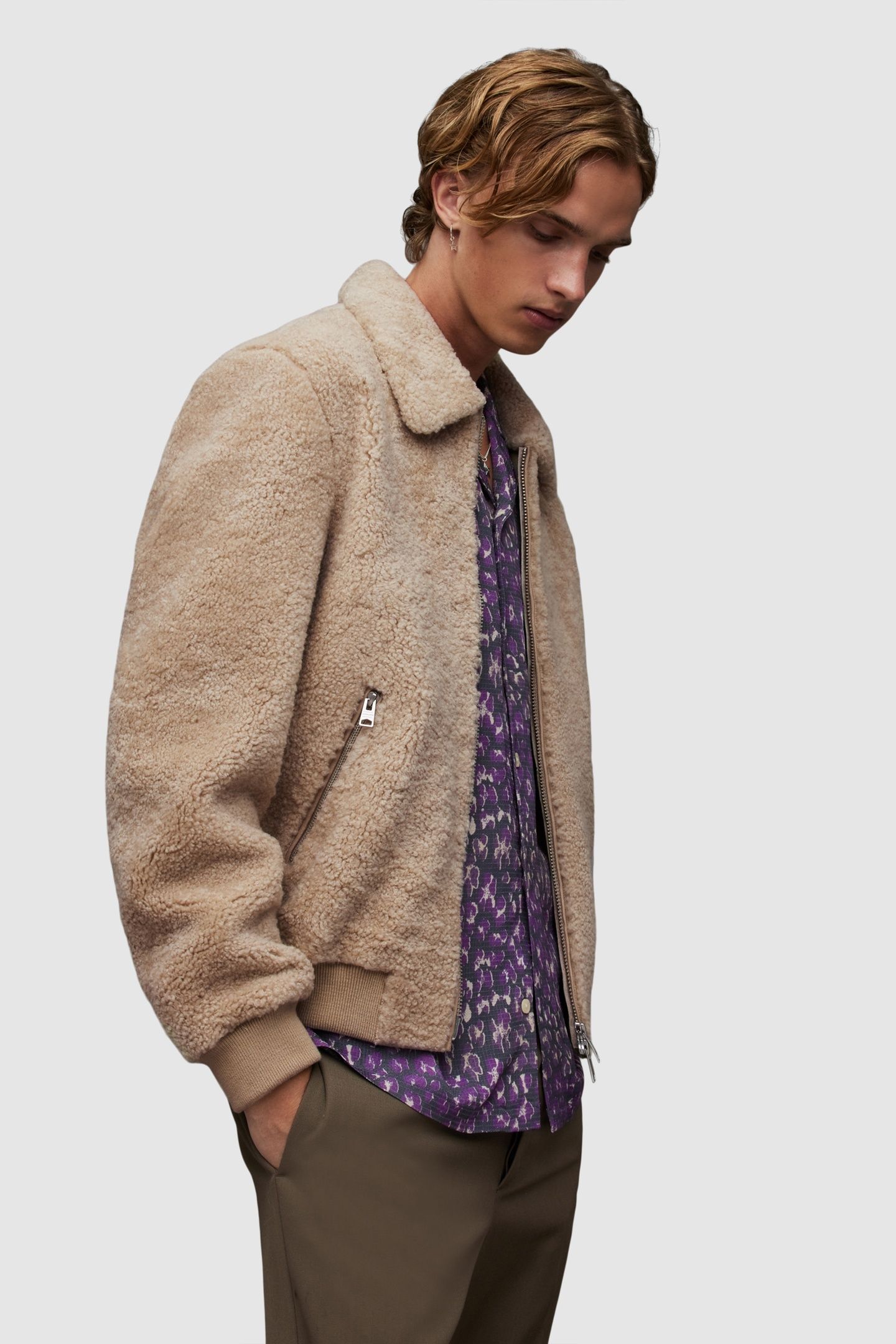 CHARLIE SHEARLING JA NATURAL TAUPE 1