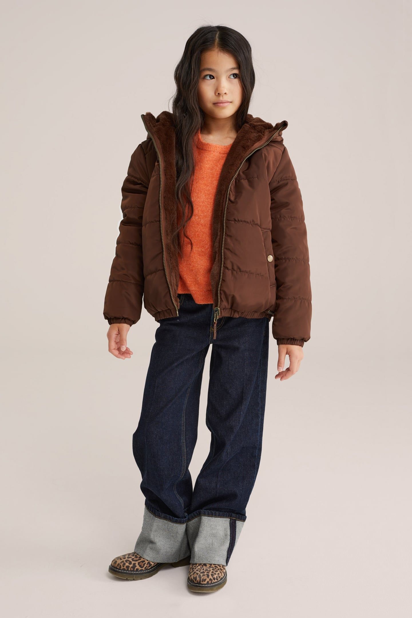 JACKET REVERSIBLE BOMBER DARK BROWN 5