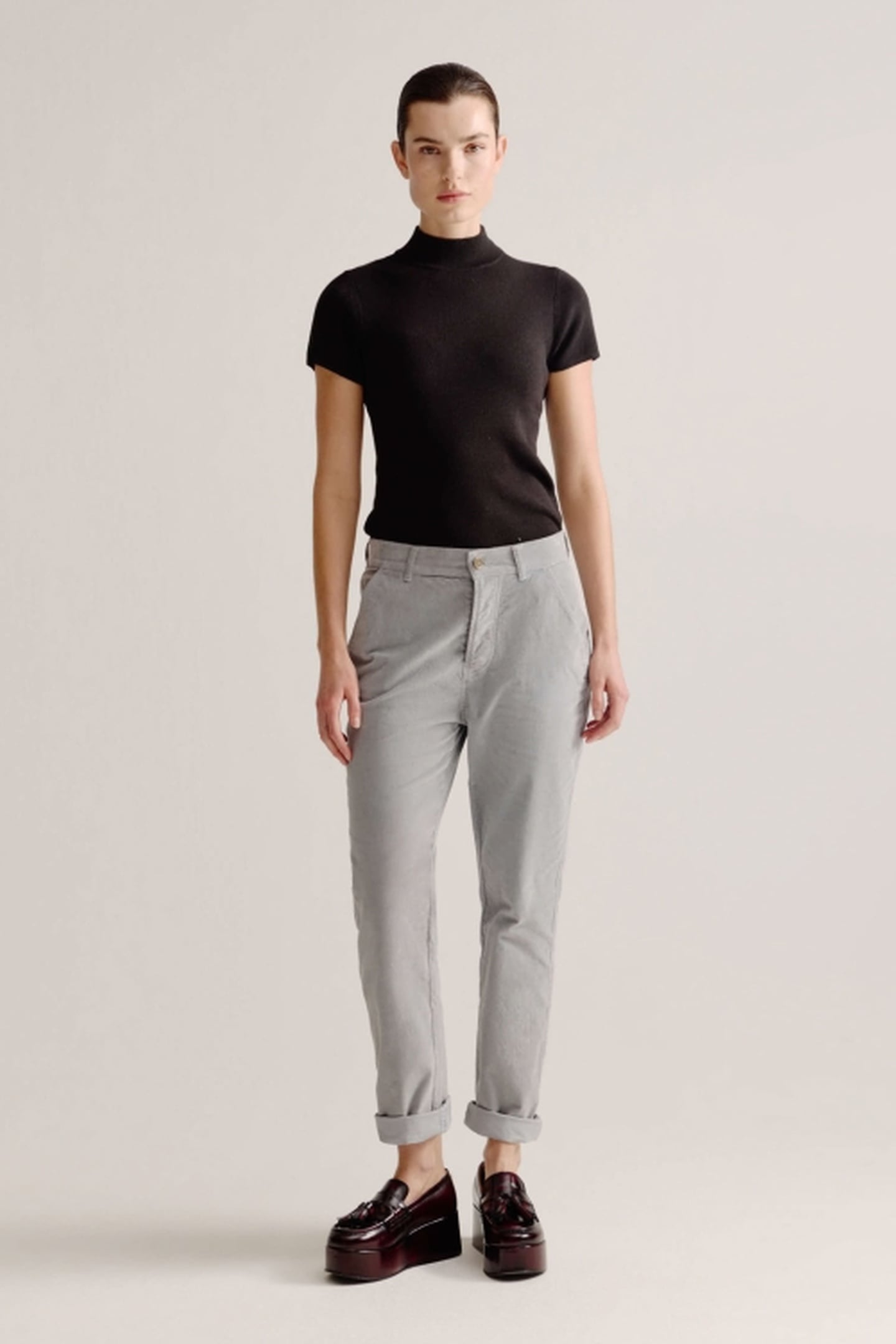 LEYLA PANTS STEEL GREY 1