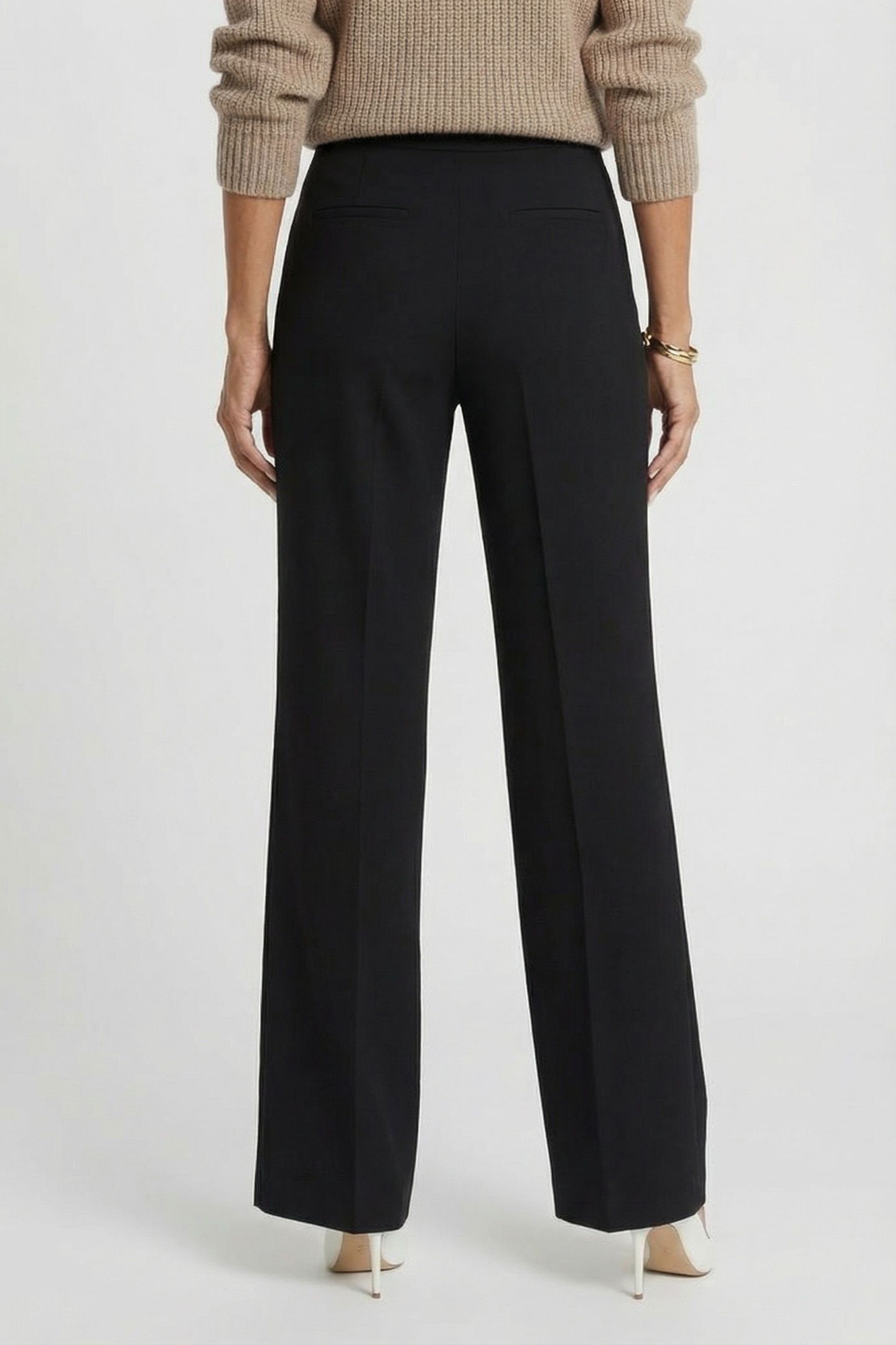 MARCIANO BY GUESS BECKY STRAIGHT PANT JET BLACK 2