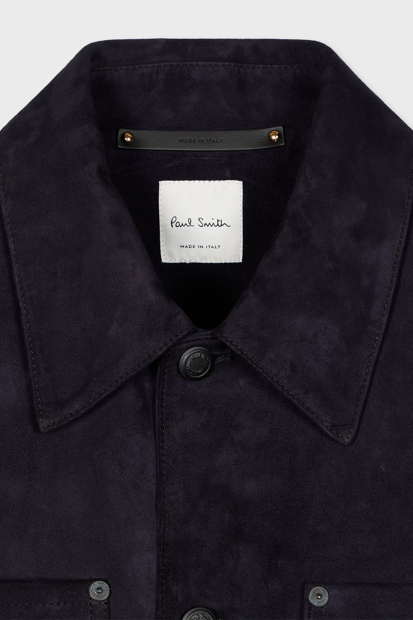 SLIM FIT SUEDE DENIM STYLE JACKET VERY DARK NAVY 6