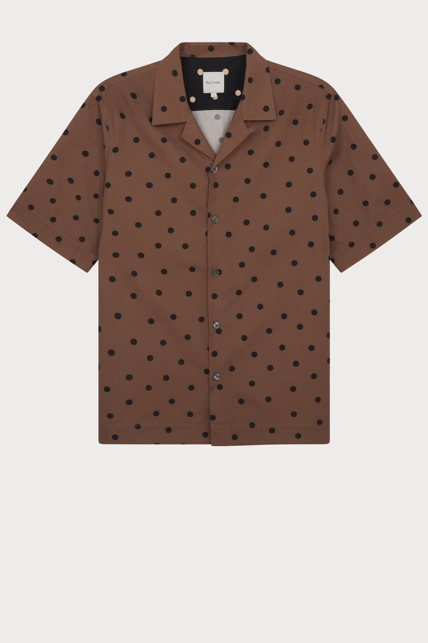 S/S REGULAR FIT SHIRT CHOCOLATE 6