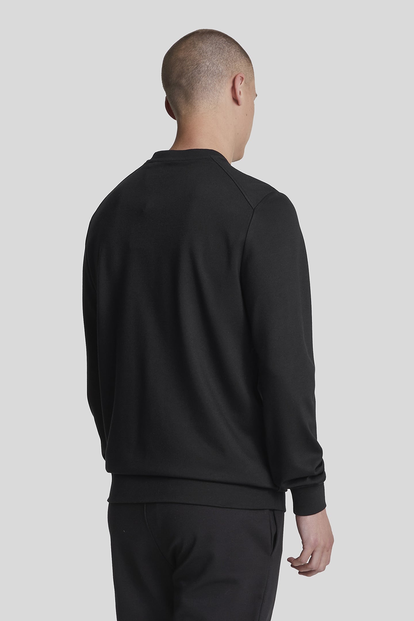 CREW NECK FLY FLEECE JET BLACK 3