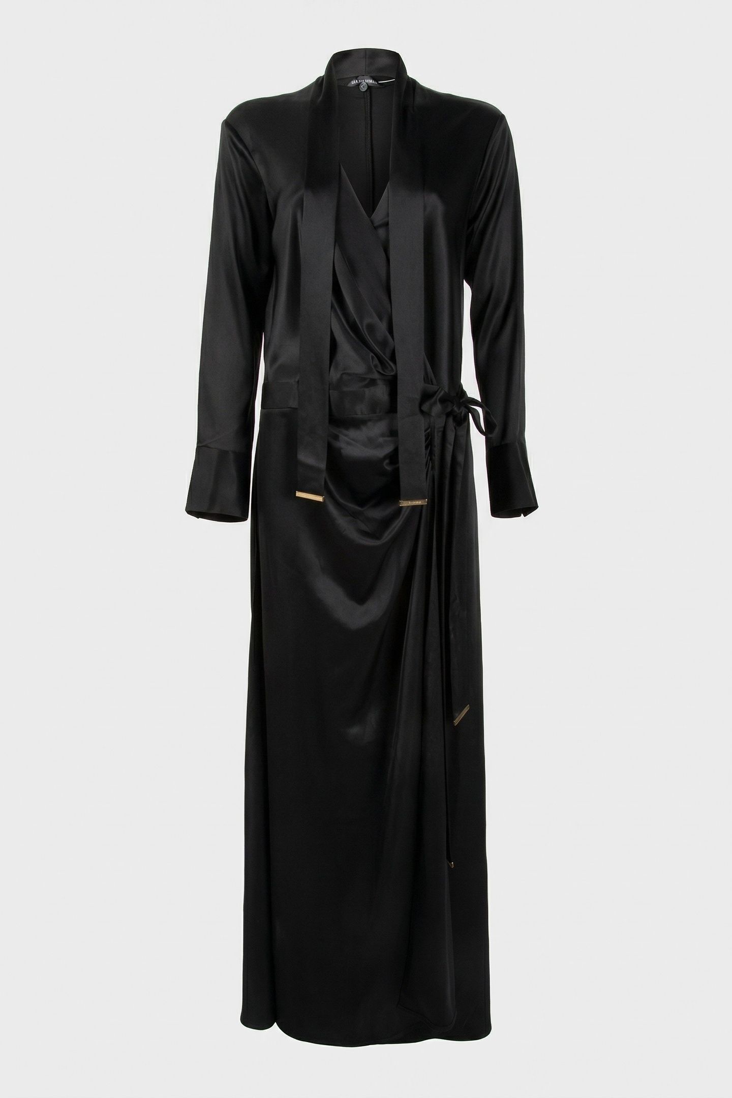 MARCIANO BY GUESS LINDA MAXI DRESS JET BLACK 3