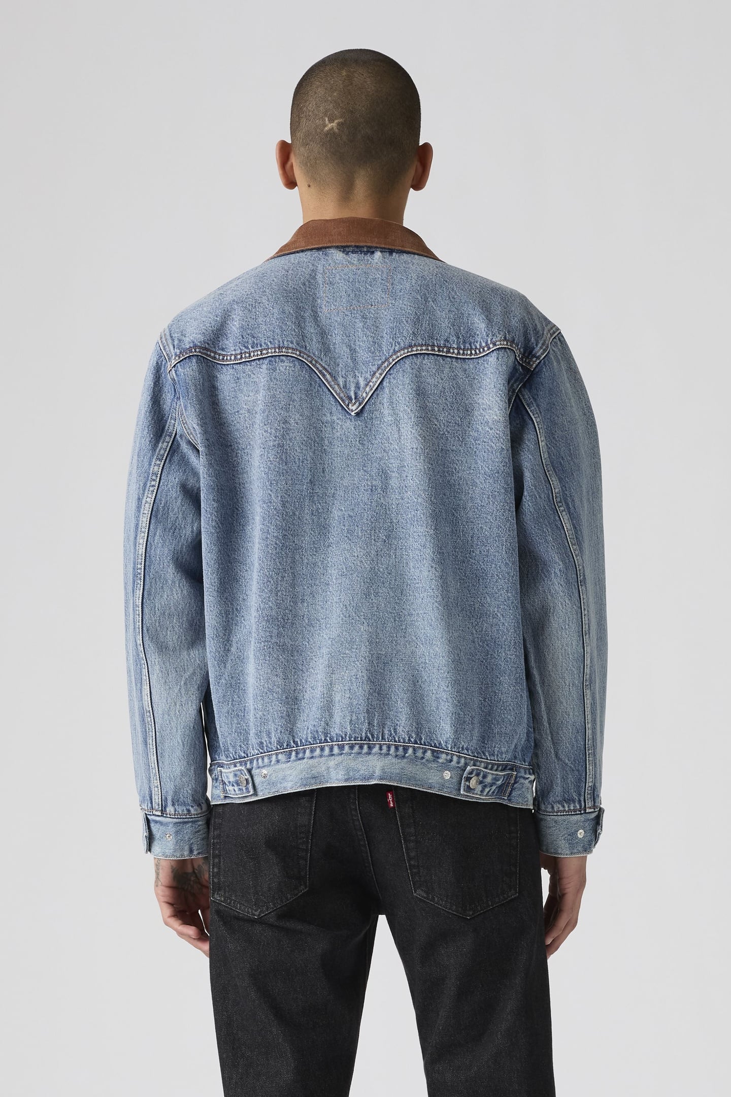 WESTERN SHORTHORN TRUCKER JACKET BLUE 2