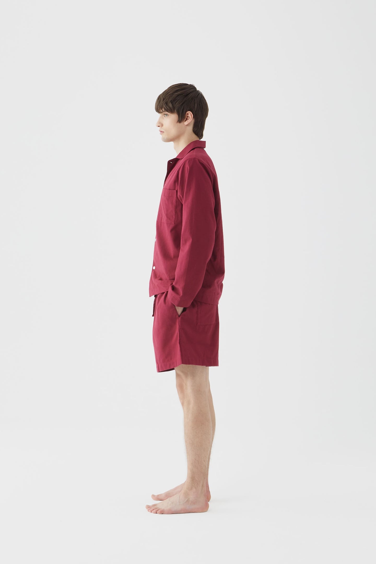 UNISEX FLANNEL, PYJAMAS SHORTS BEYOND RED 5