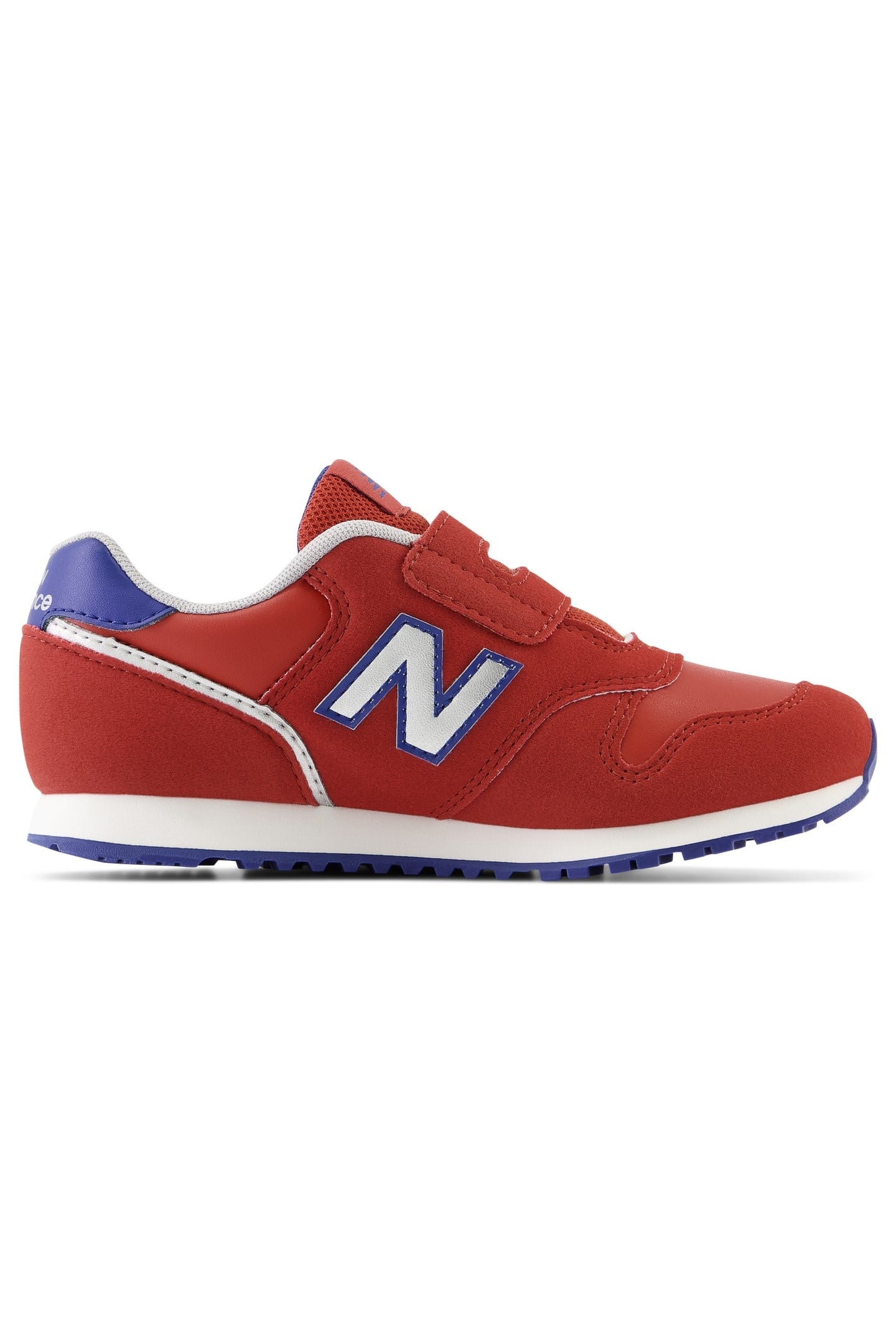 BOYS 373 HOOK AND LOOP BRICK RED 2