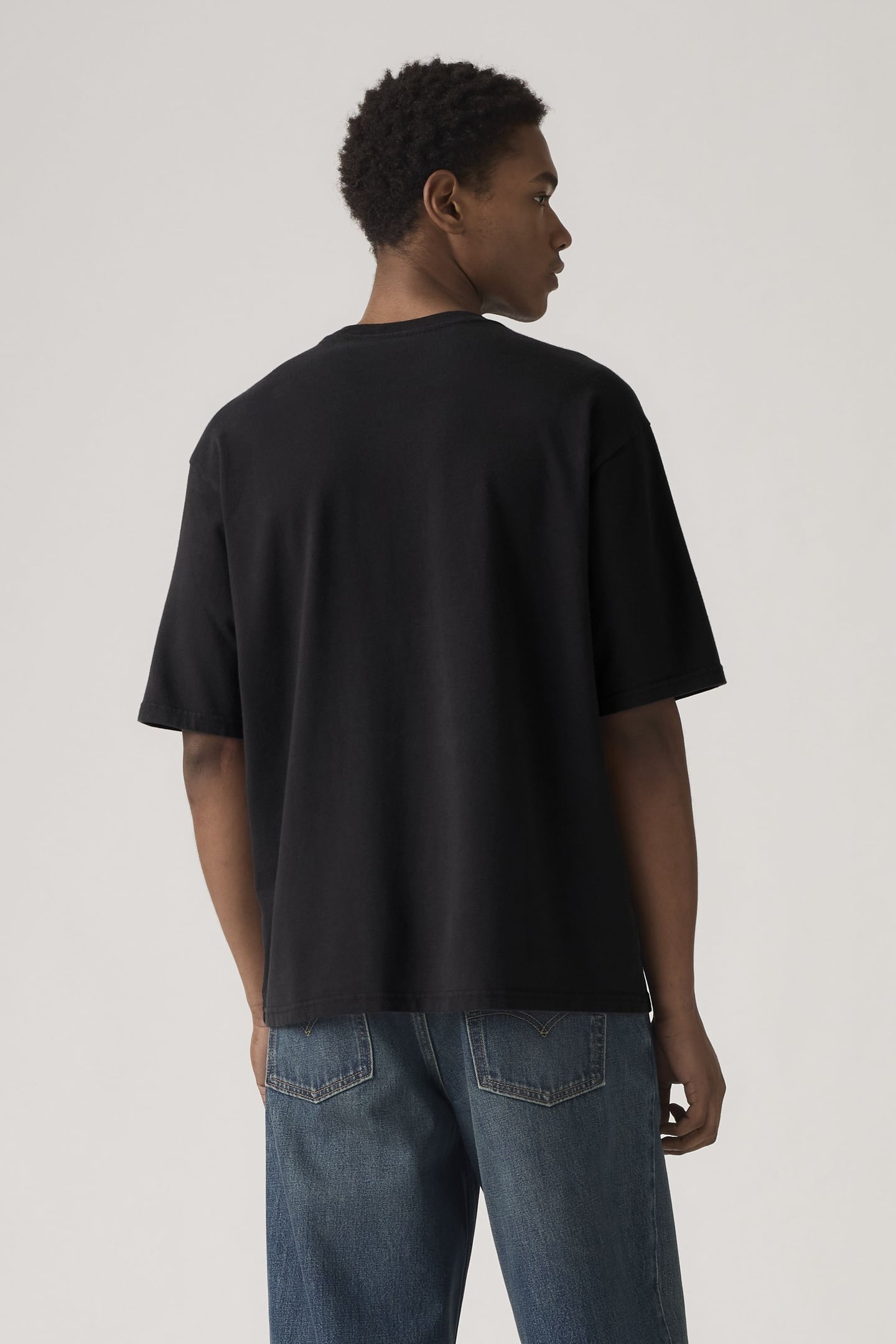 HALF SLEEVE TEE JET BLACK 3