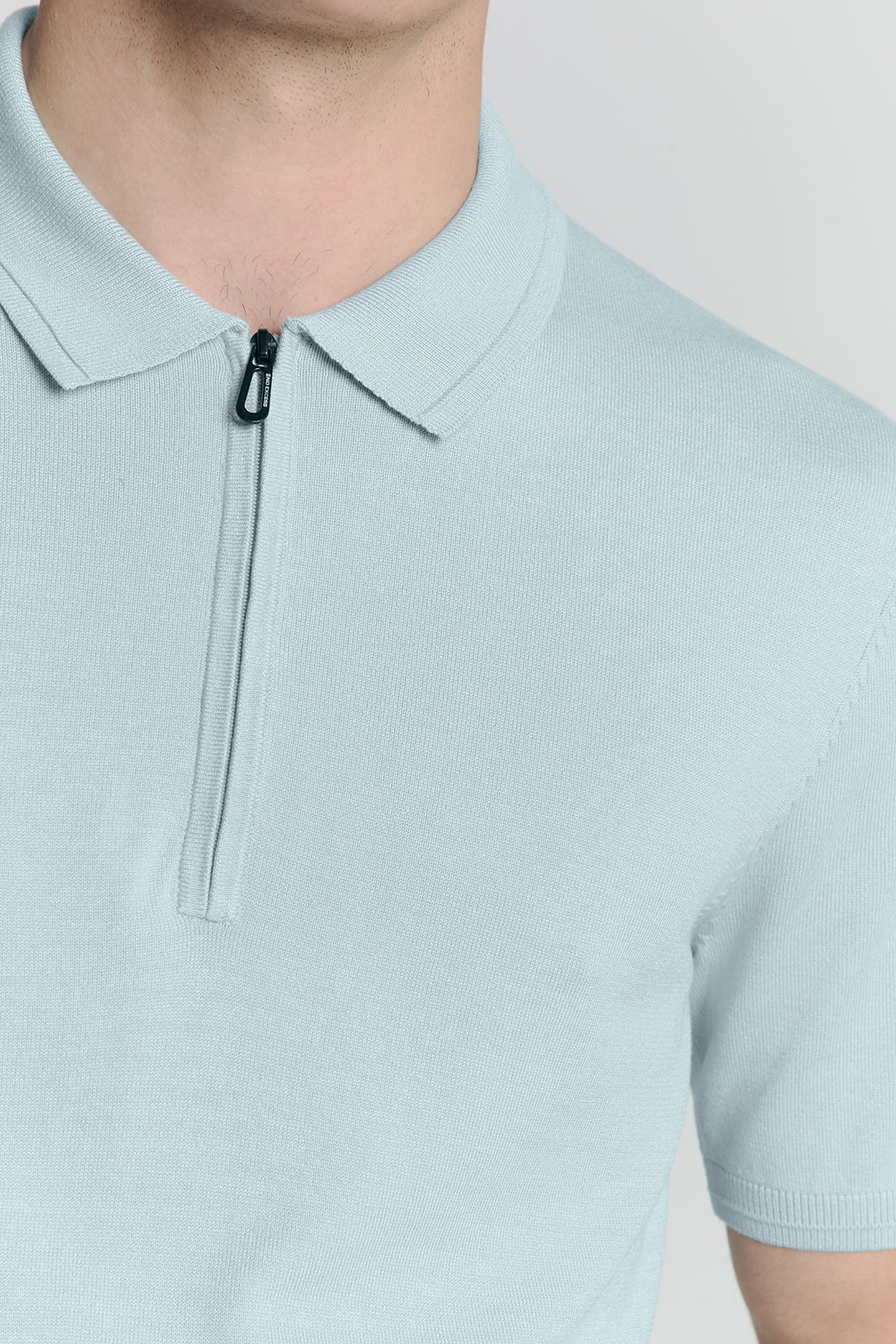 PULLOVER SHORT SLEEVE POLO ZIP SOLID ICE 7