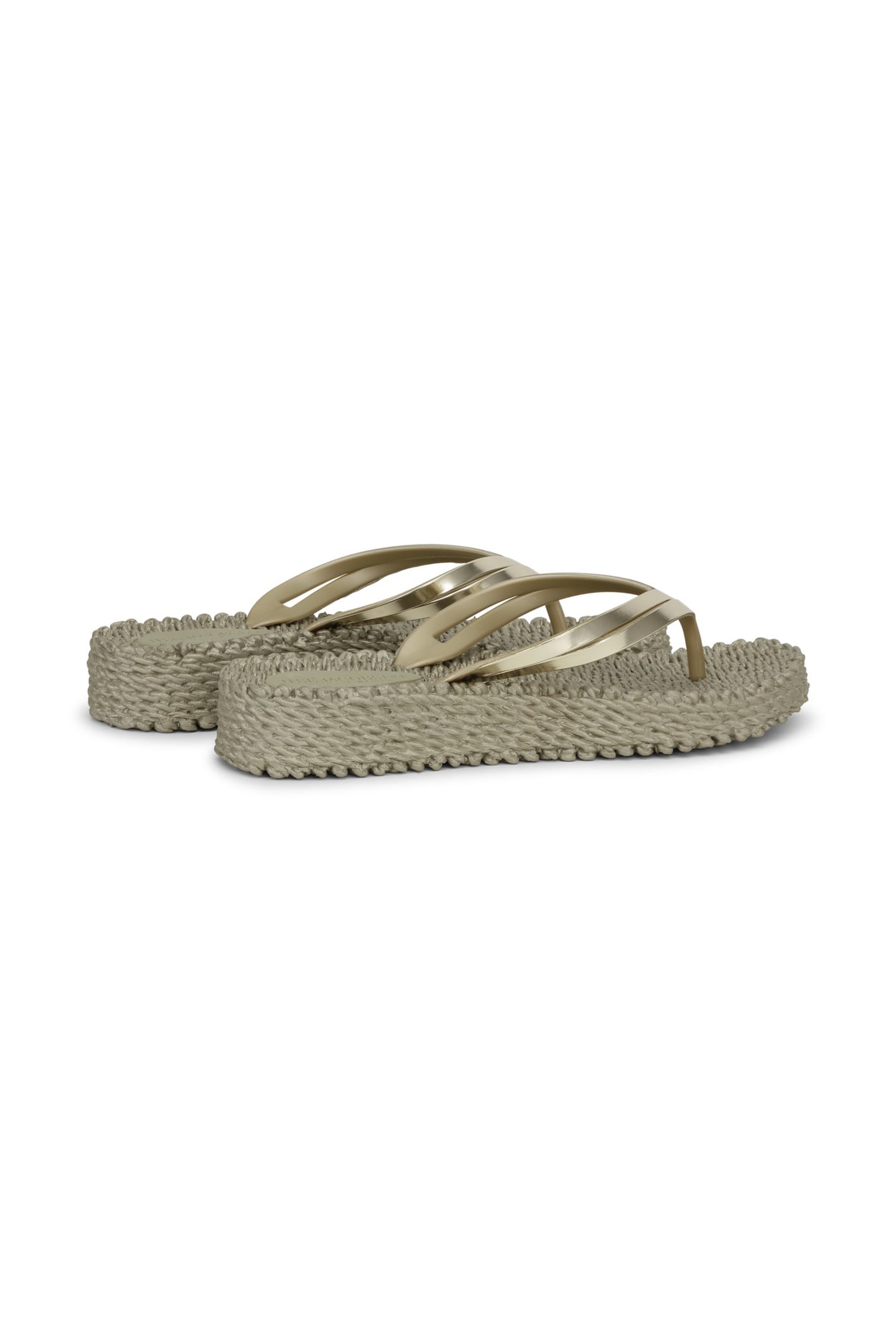 PLATEAU FLIPFLOPS CHEERFUL08M PLATIN 4