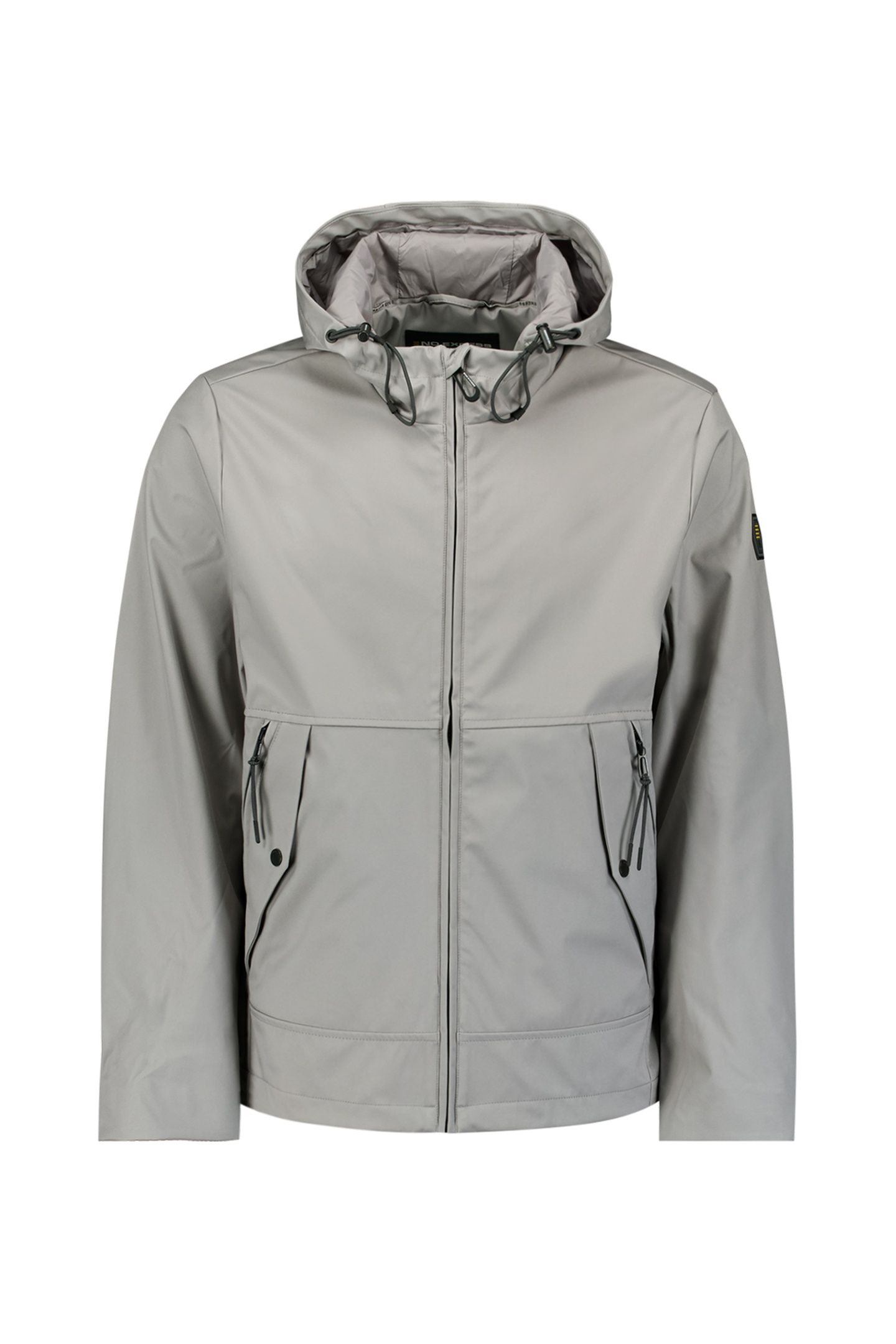 JACKET MID LONG HOODED MID GREY 4