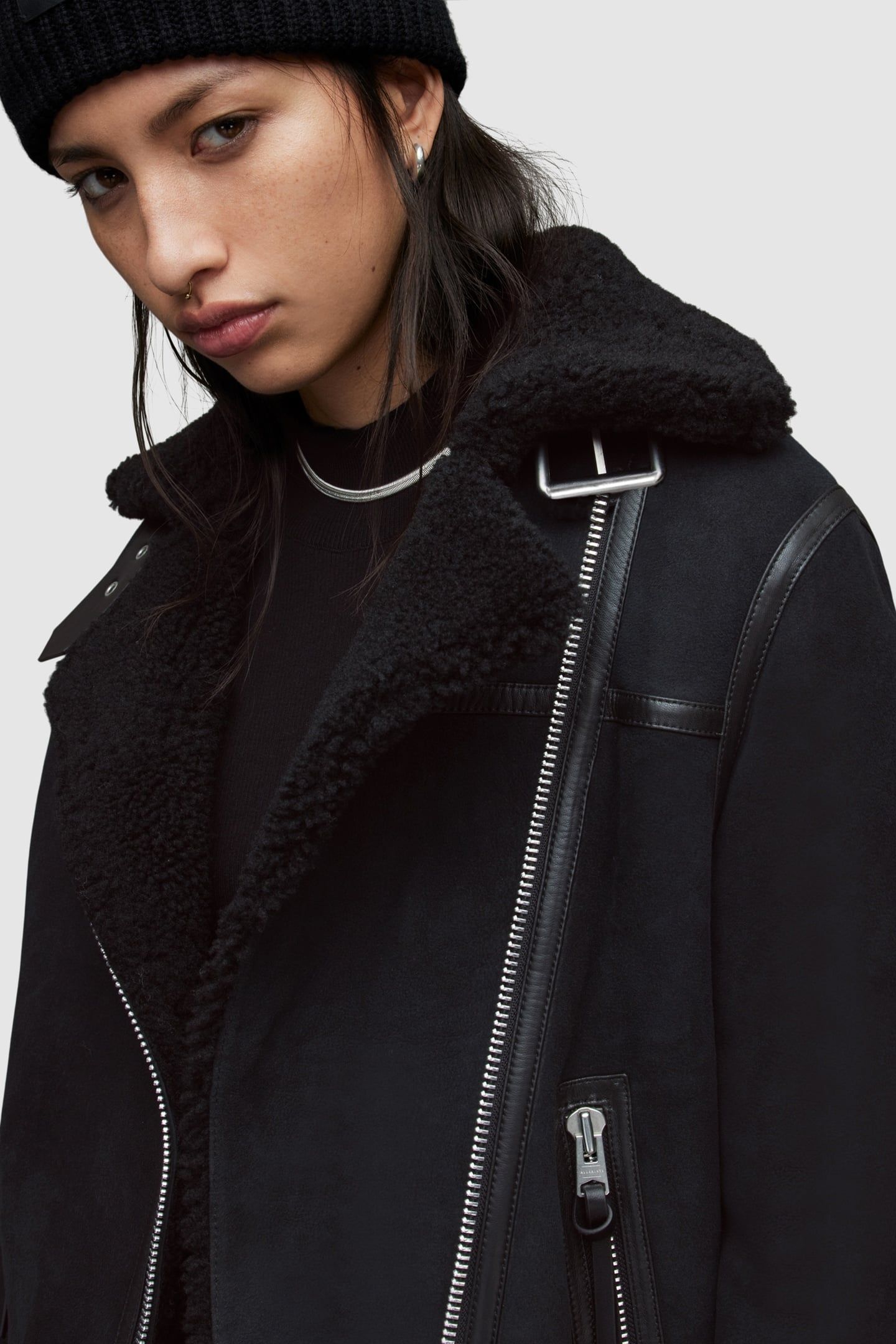 REI SHEARLING BLACK/BLACK 7