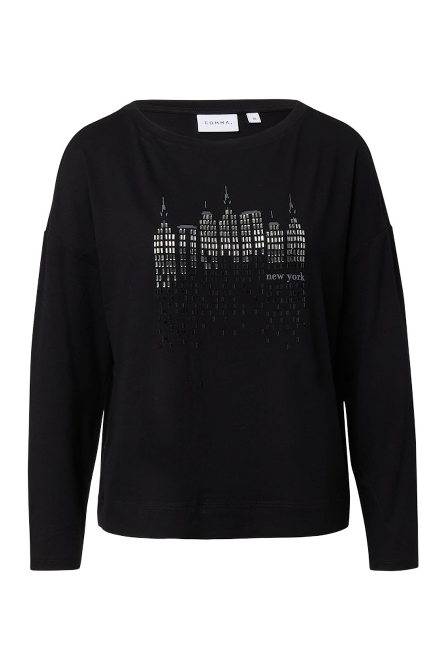 COMMA T-SHIRTS BLACK 4