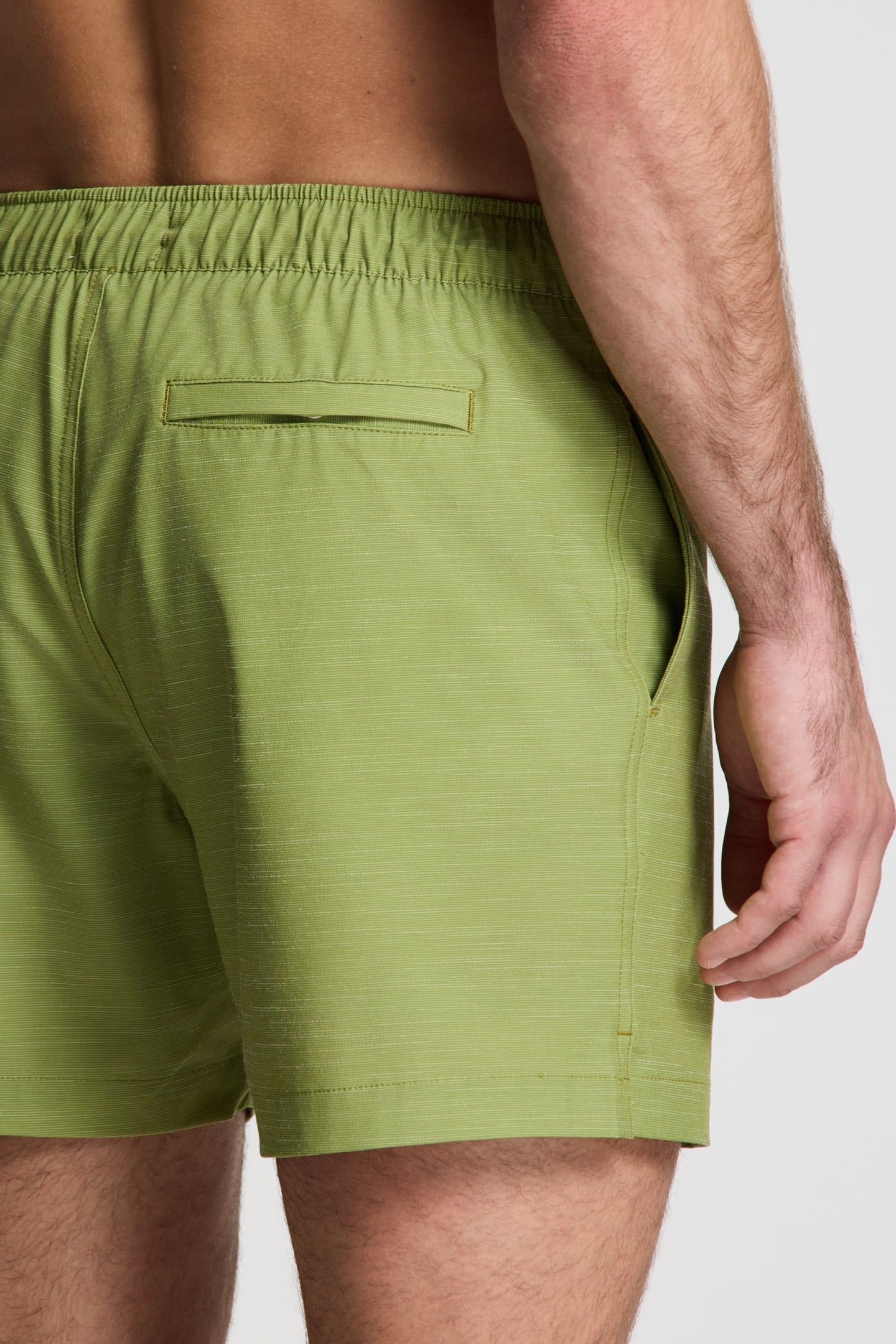 OWEN SWIM SHORTS 5 INCH SOLID GREEN FERN 7