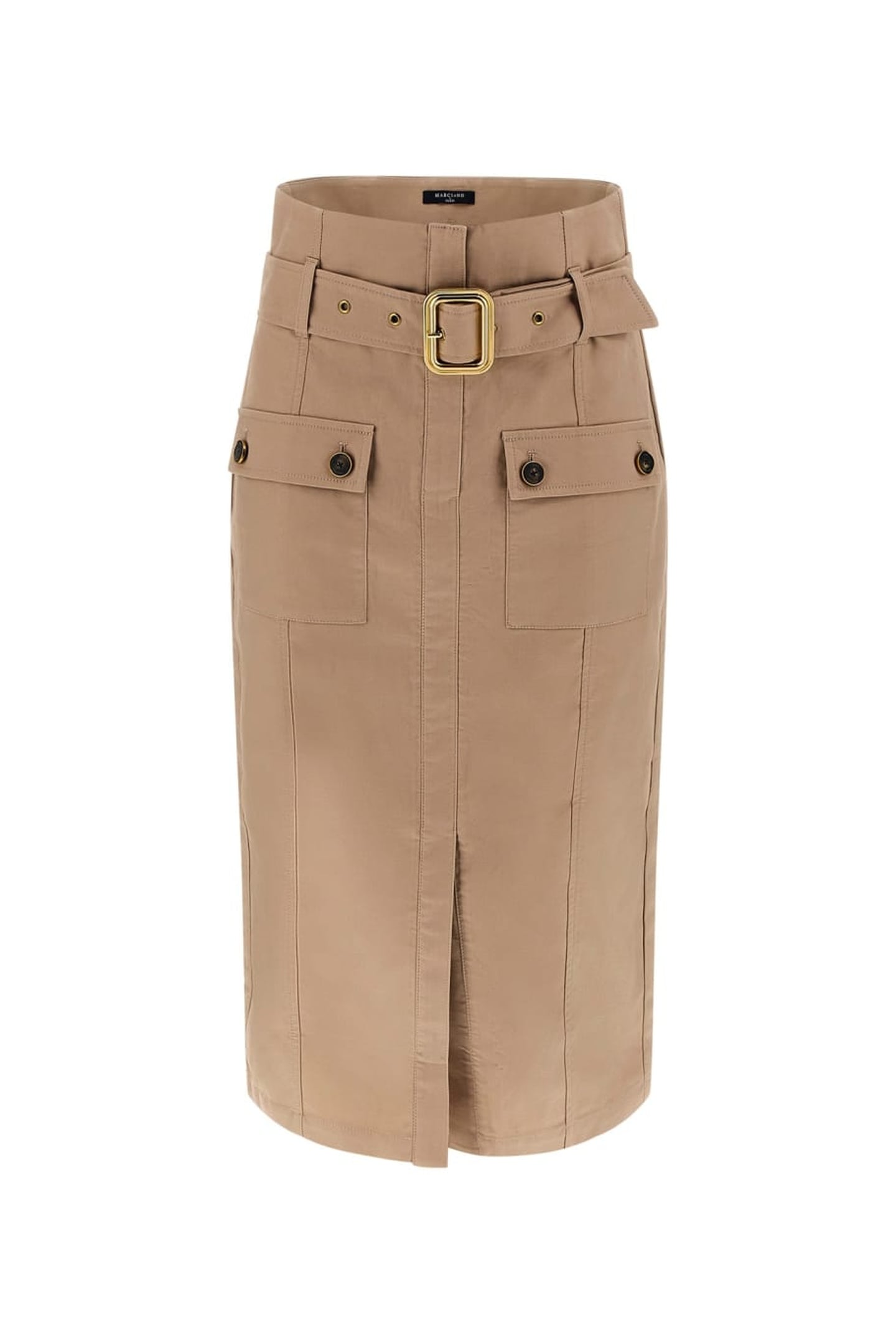 MARCIANO BY GUESS CINDY MIDI SKIRT NATURAL ALMOND 5