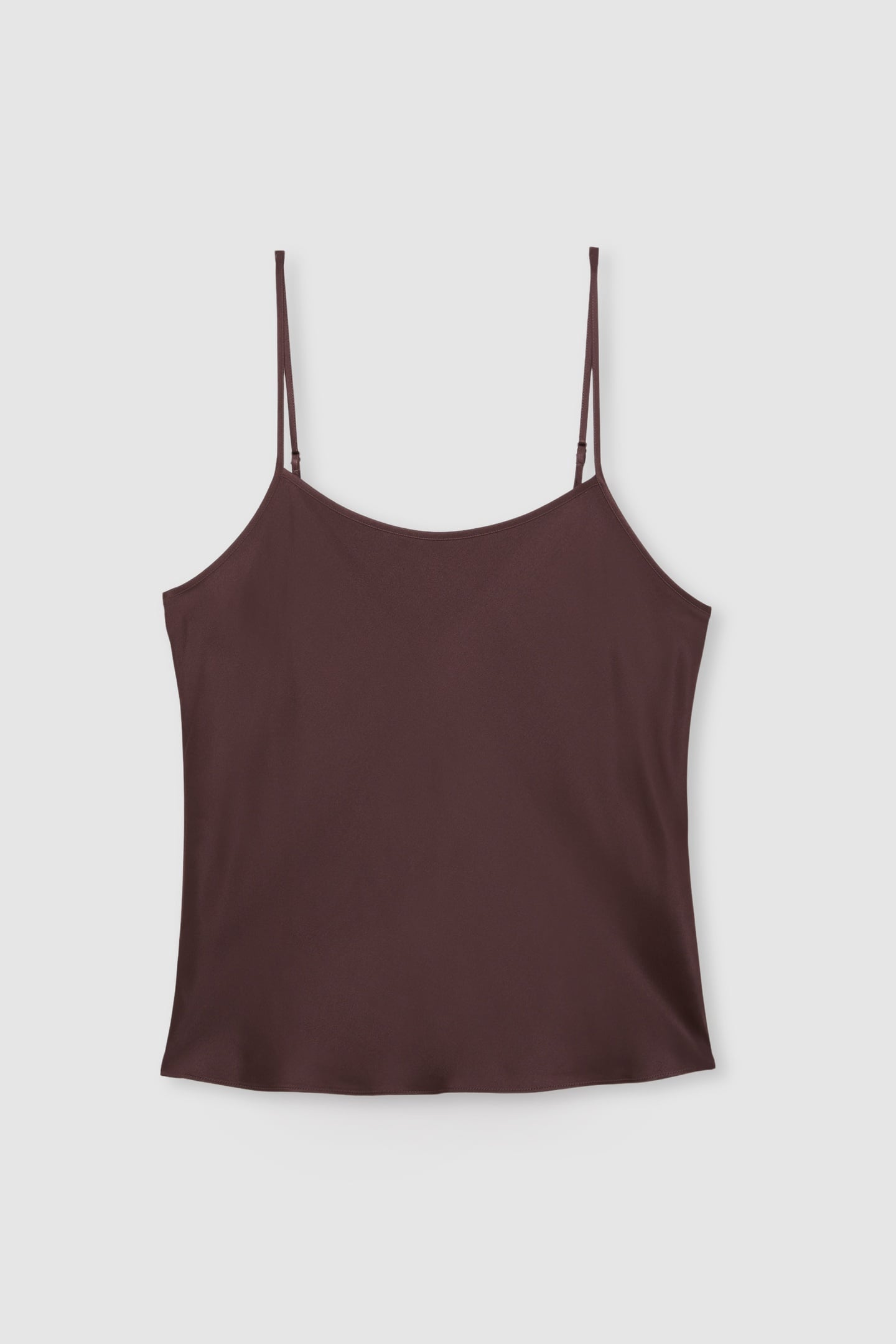 SILK CAMI BURGUNDY 6