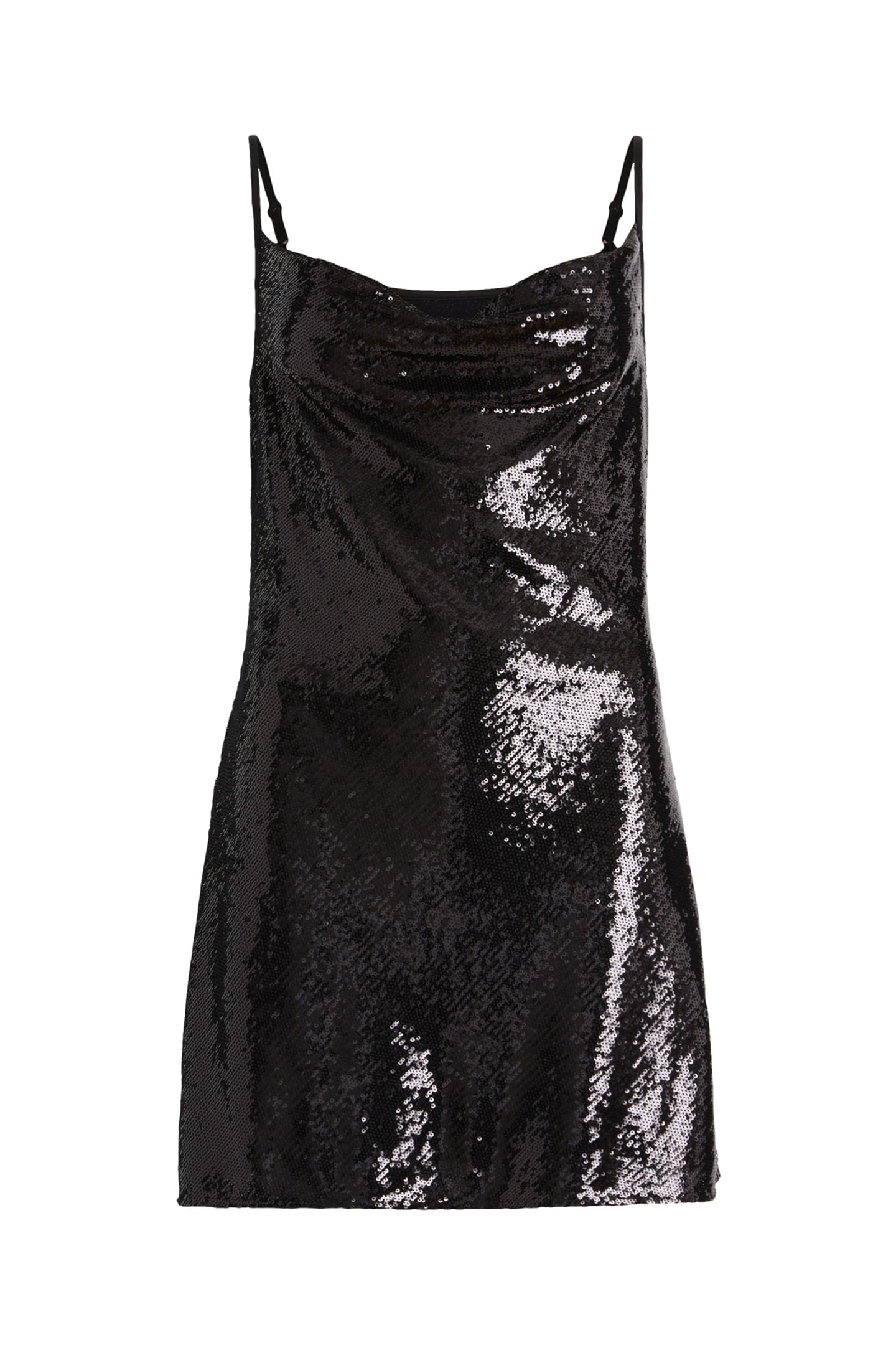 HADDI SEQUIN DRESS BLACK 4