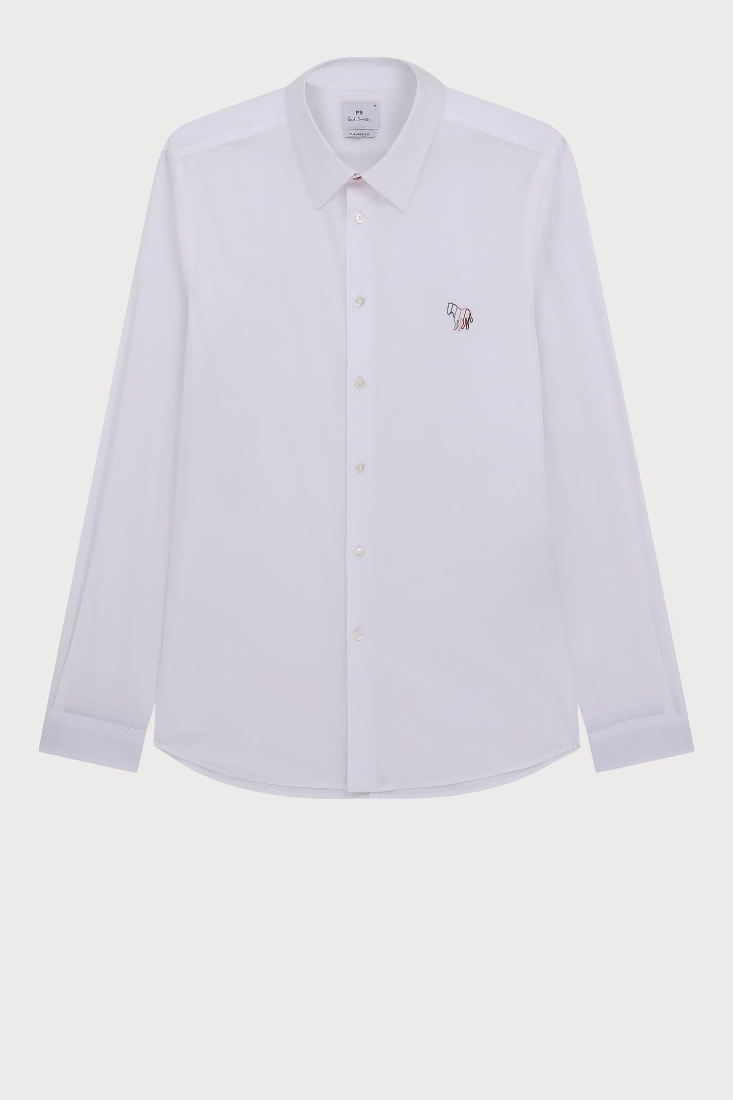 LS TAILORED FIT SHIRT LINE ZEB WHITE 1