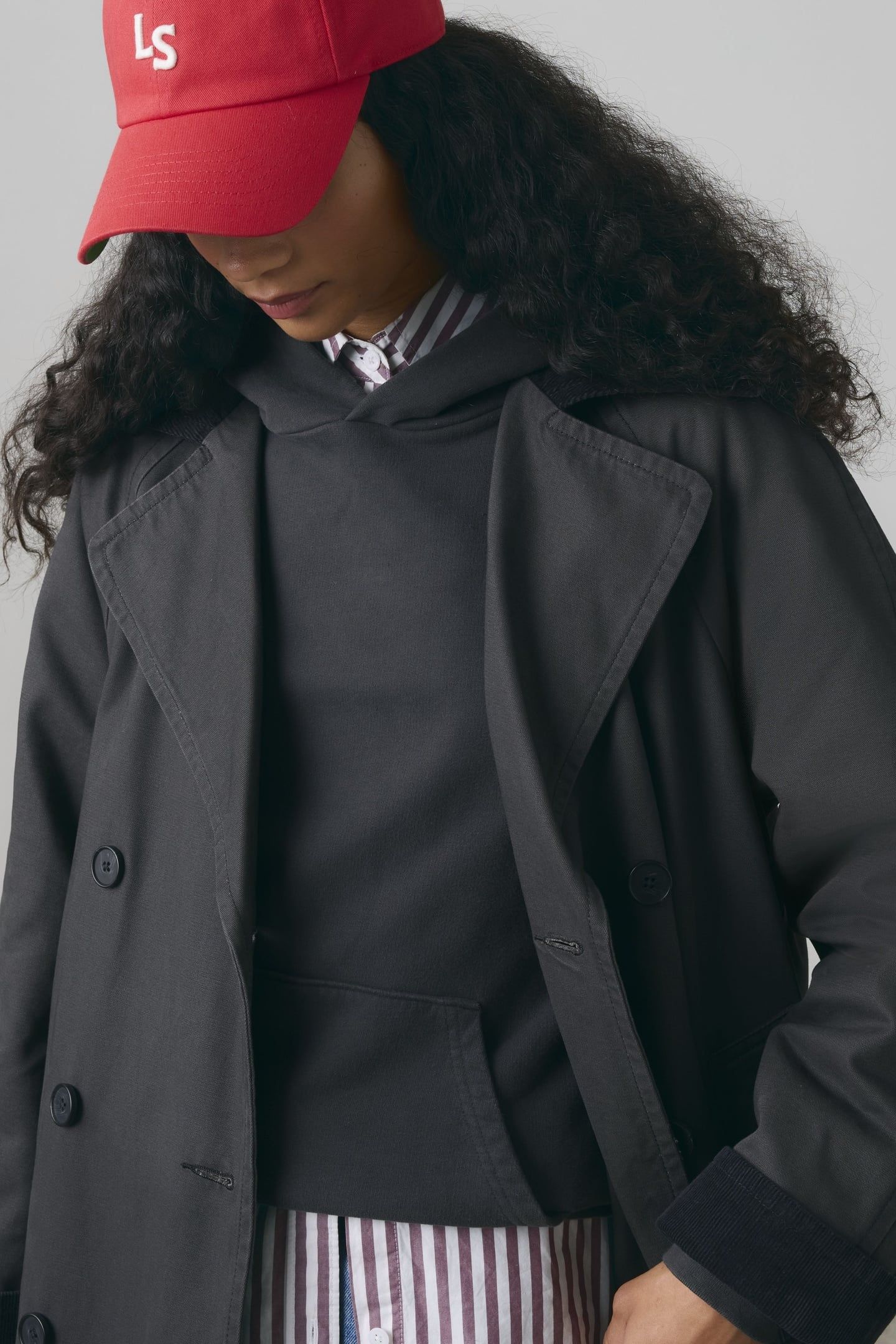 BREE BARN TRENCH COAT GREY 9