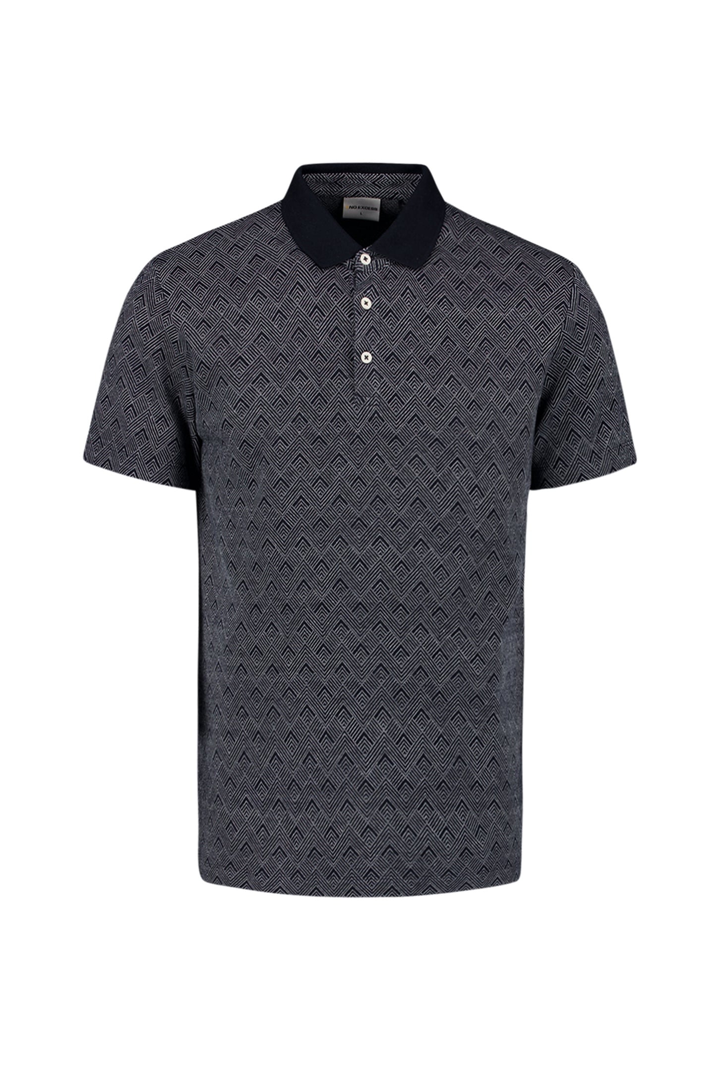 POLO 2 COLOURED JACQUARD DEEP BLUE 5