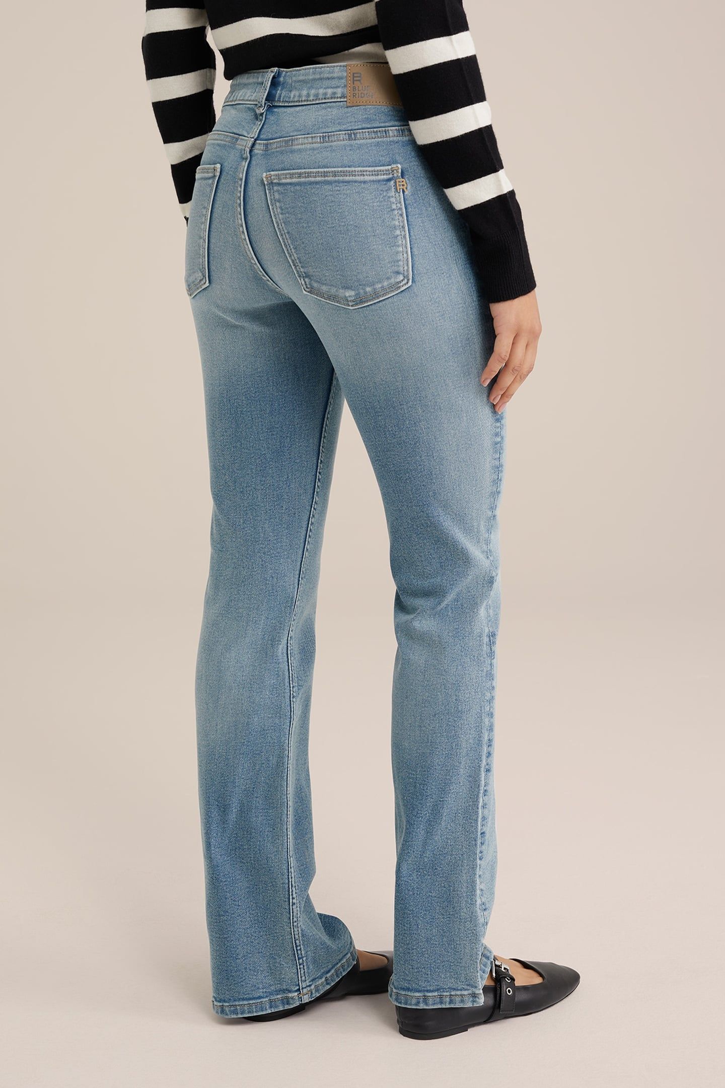 5-POCKET MID WAIST BLUE 2