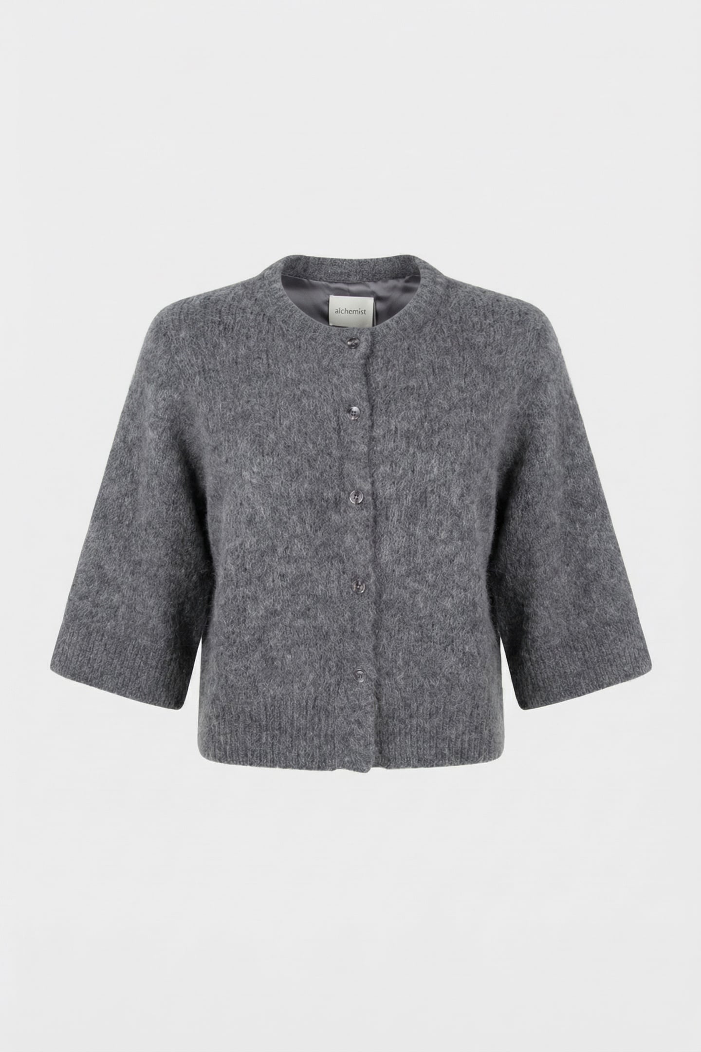 CAROLINE CARDIGAN DARK GREY MELANGE 3