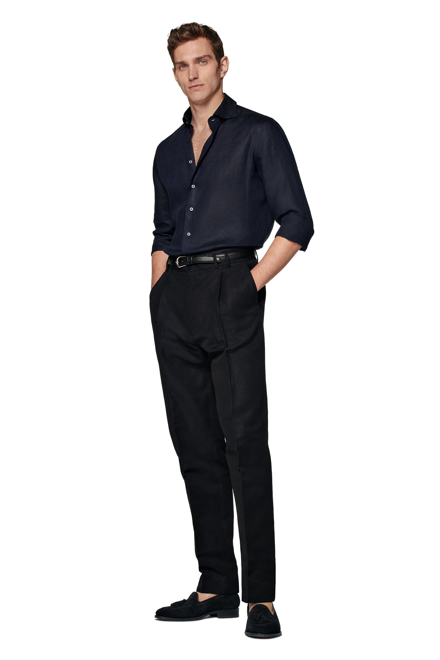 PURE LINEN NAVY NAVY 1